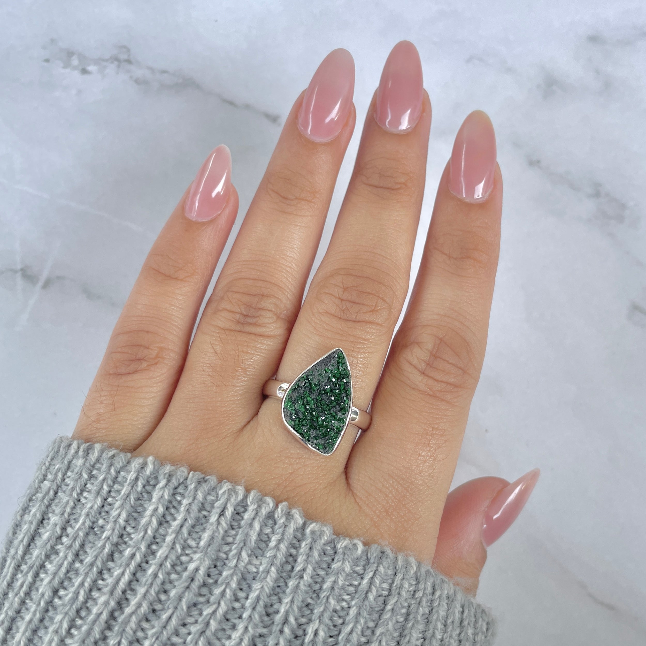 Uvarovite Ring-(UVR-R-101.)