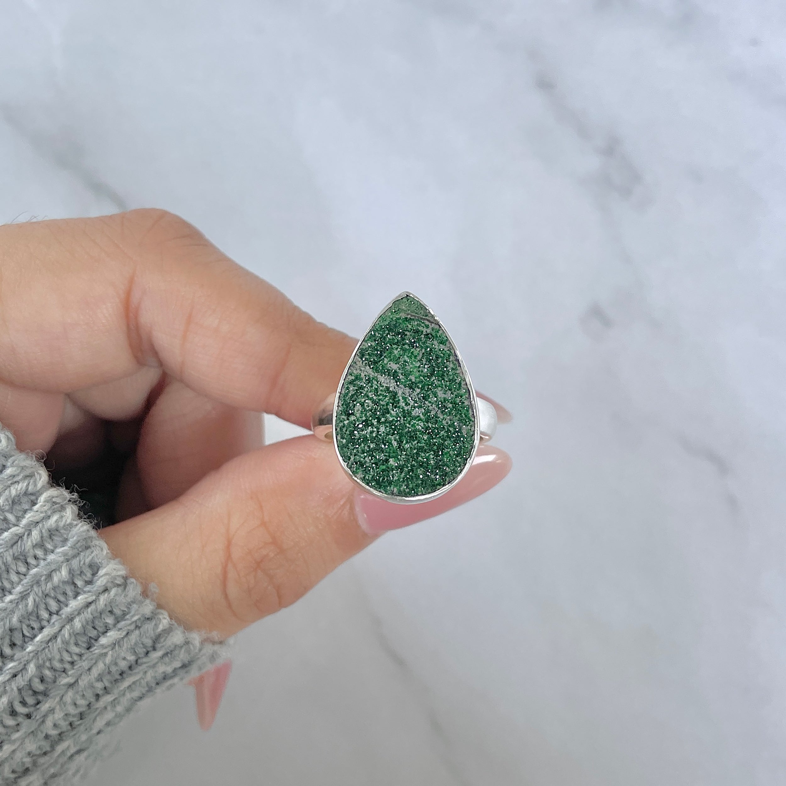 Uvarovite Ring-(UVR-R-106.)