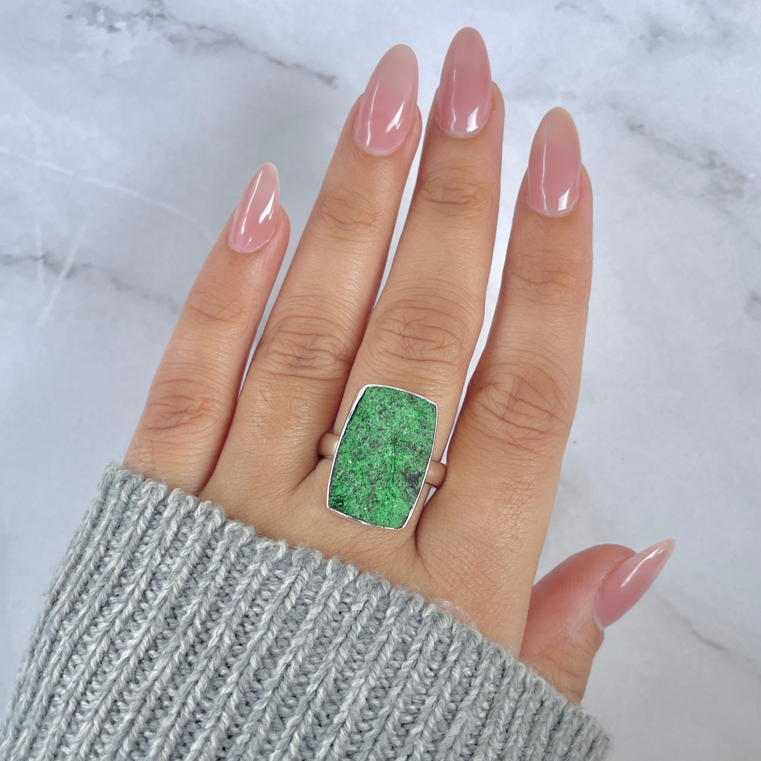 Uvarovite Ring-(UVR-R-107.)