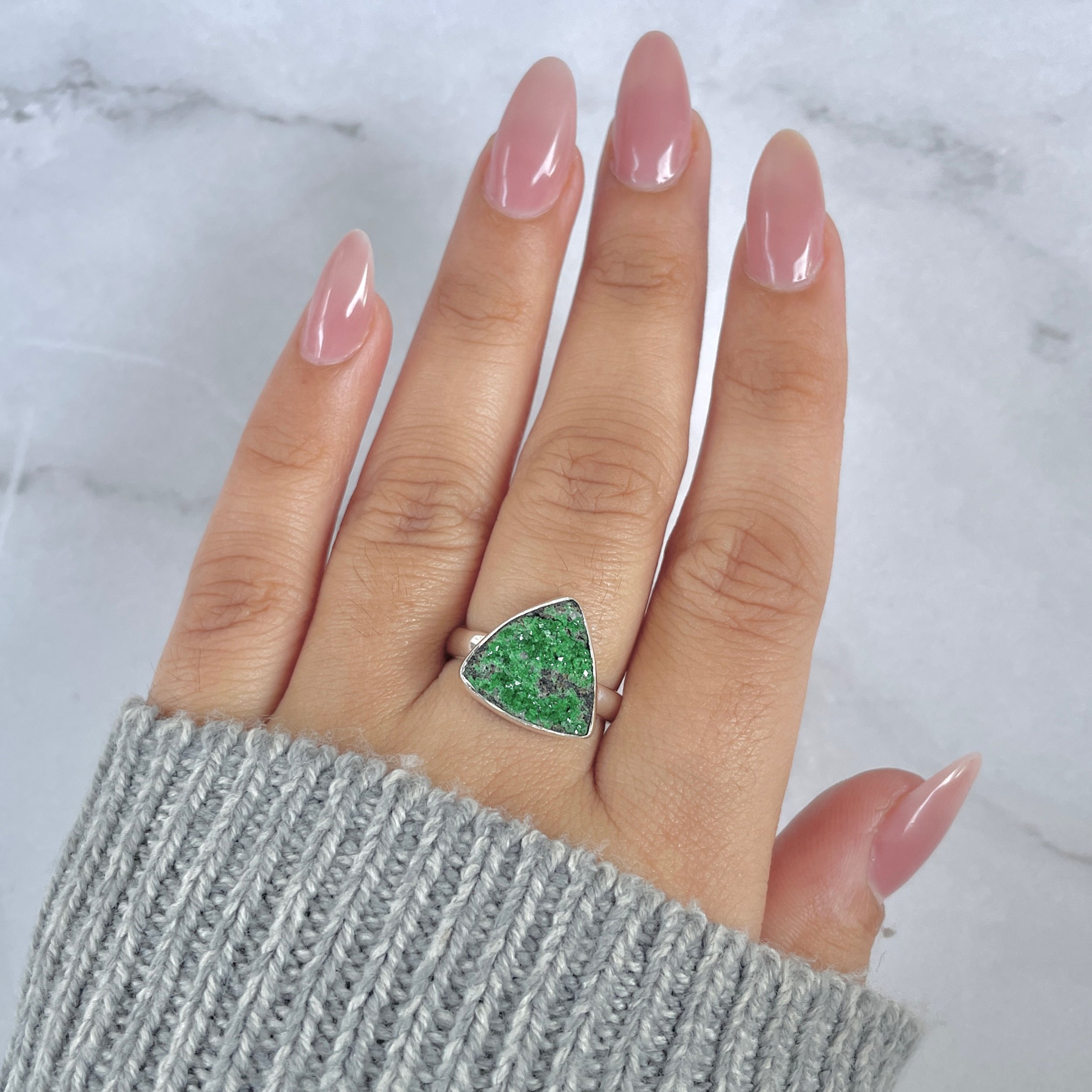 Uvarovite Ring-(UVR-R-111.)