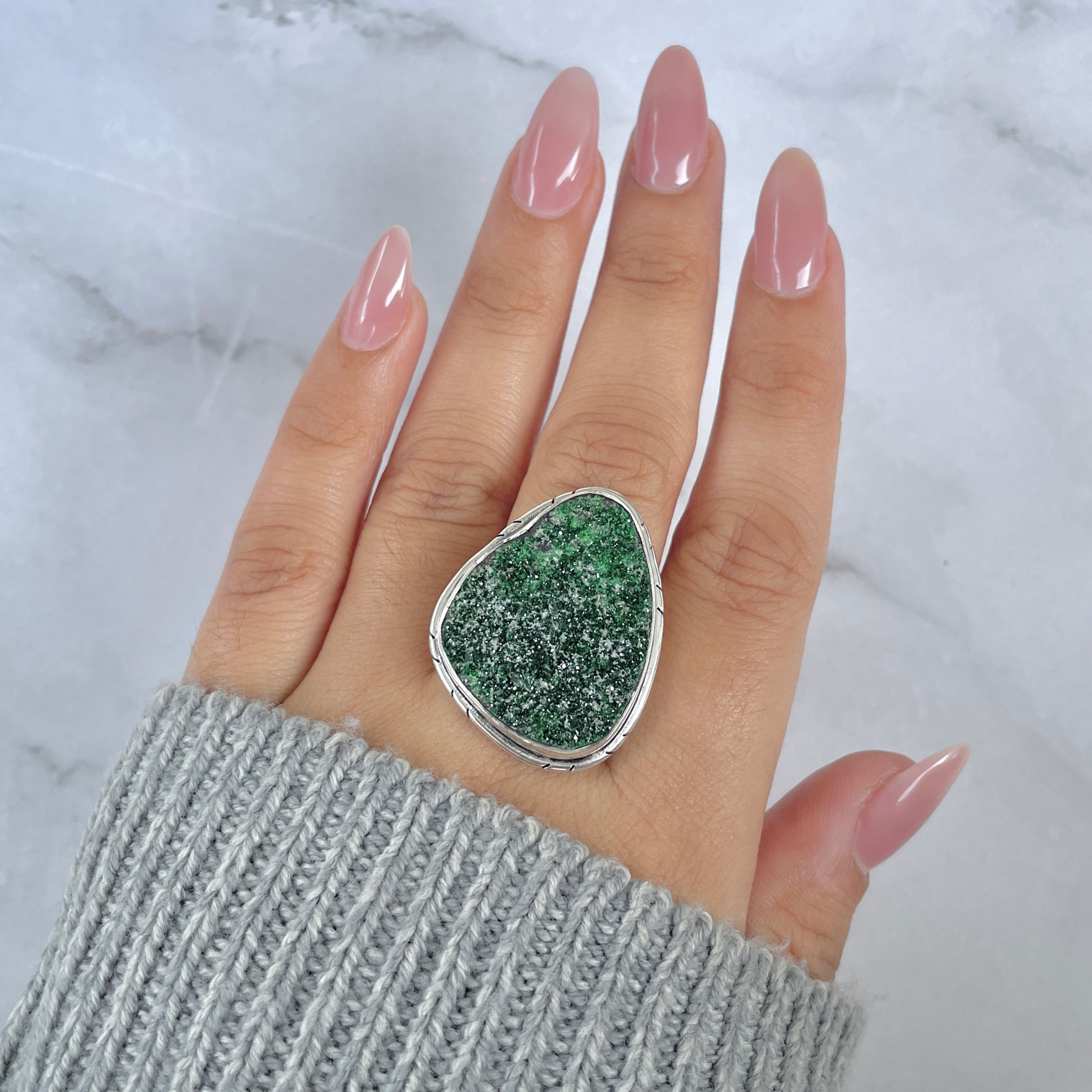 Uvarovite Ring-(UVR-R-115.)