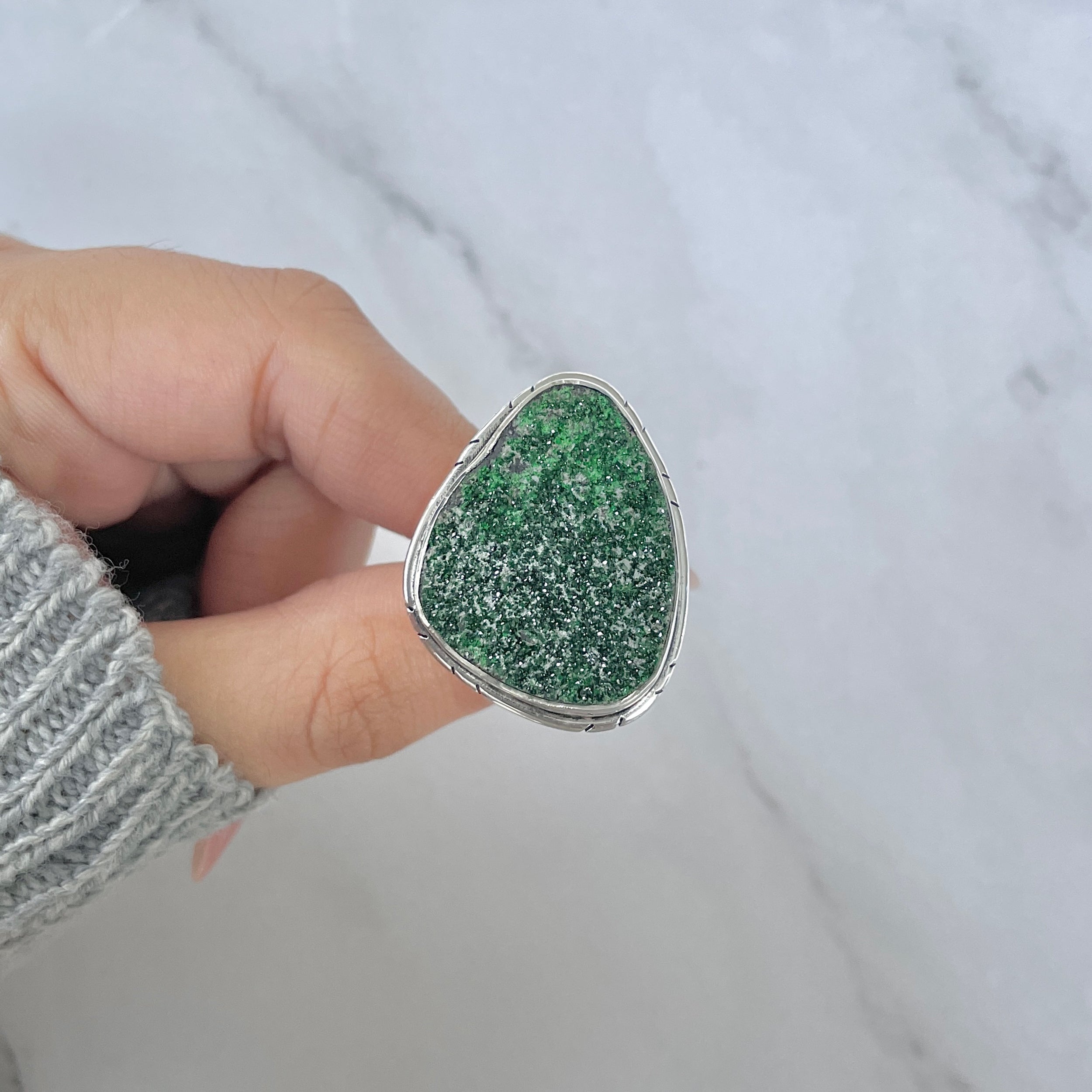 Uvarovite Ring-(UVR-R-115.)