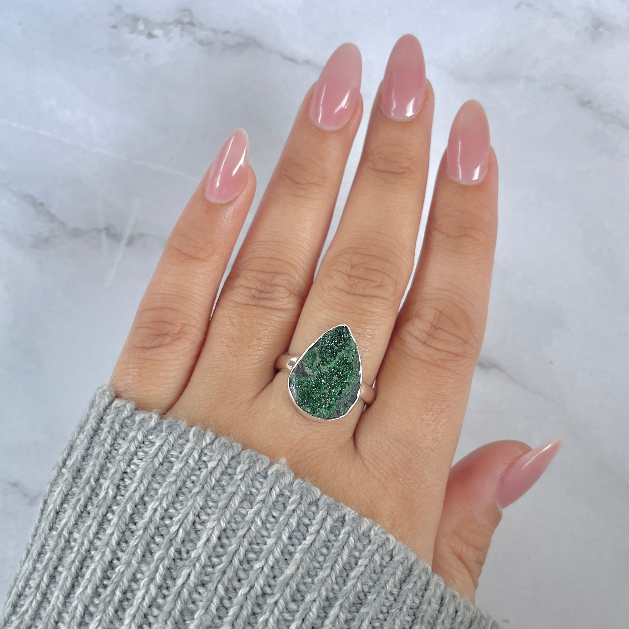 Uvarovite Ring-(UVR-R-118.)