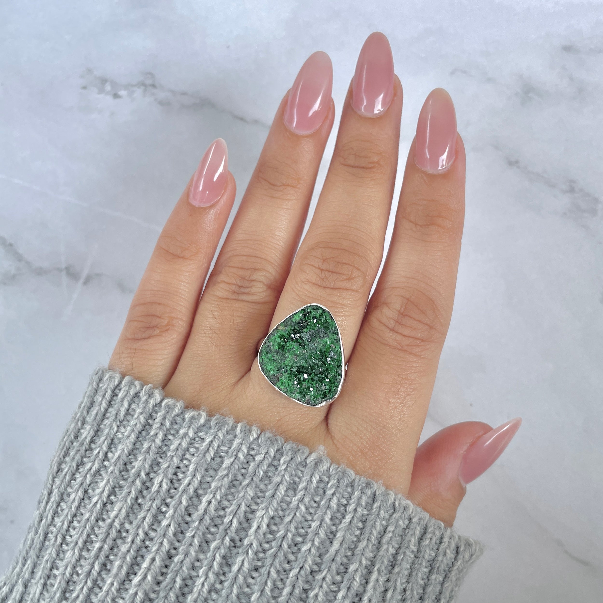 Uvarovite Ring-(UVR-R-120.)