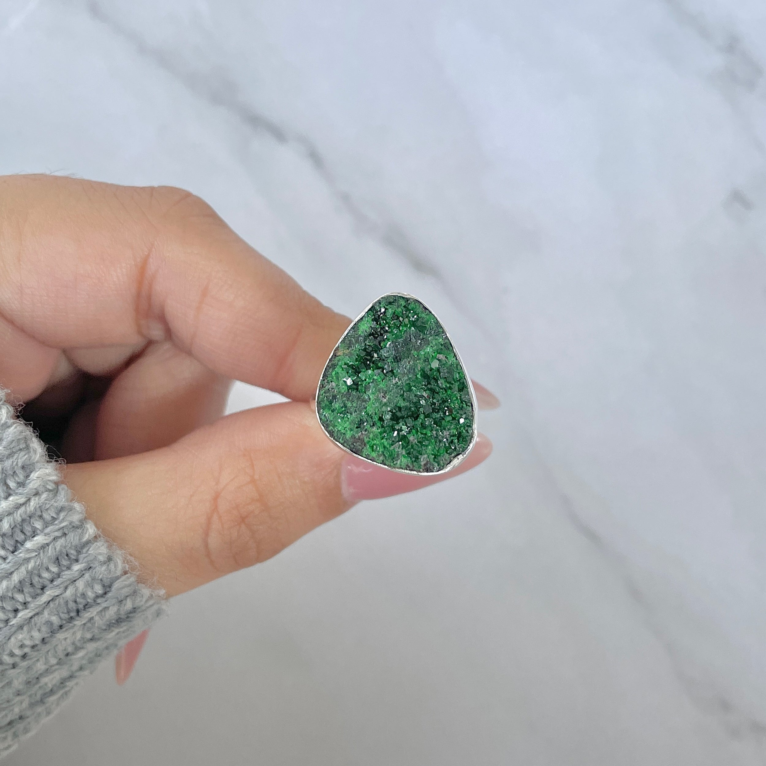 Uvarovite Ring-(UVR-R-120.)