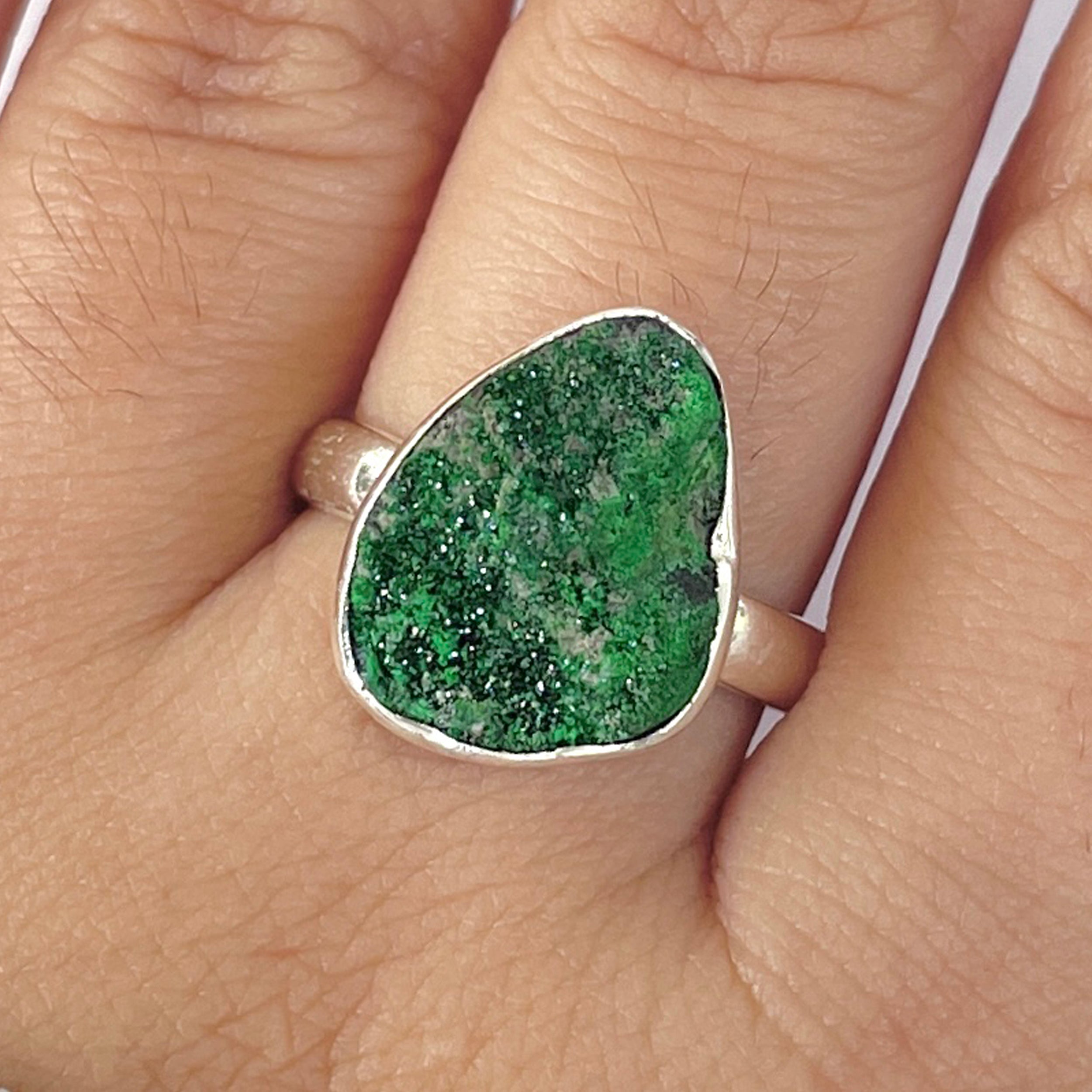 Uvarovite Ring-(UVR-R-125.)