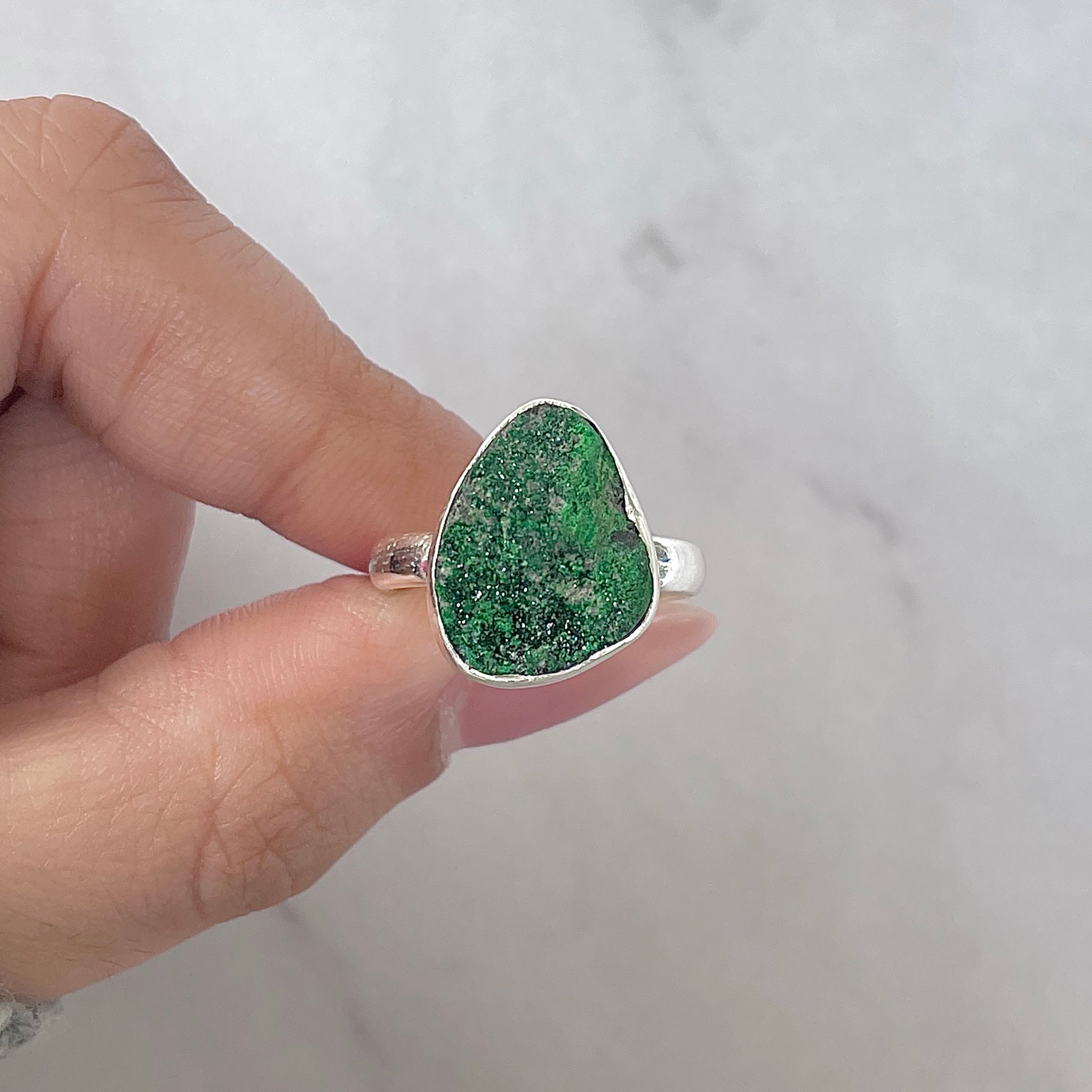 Uvarovite Ring-(UVR-R-125.)