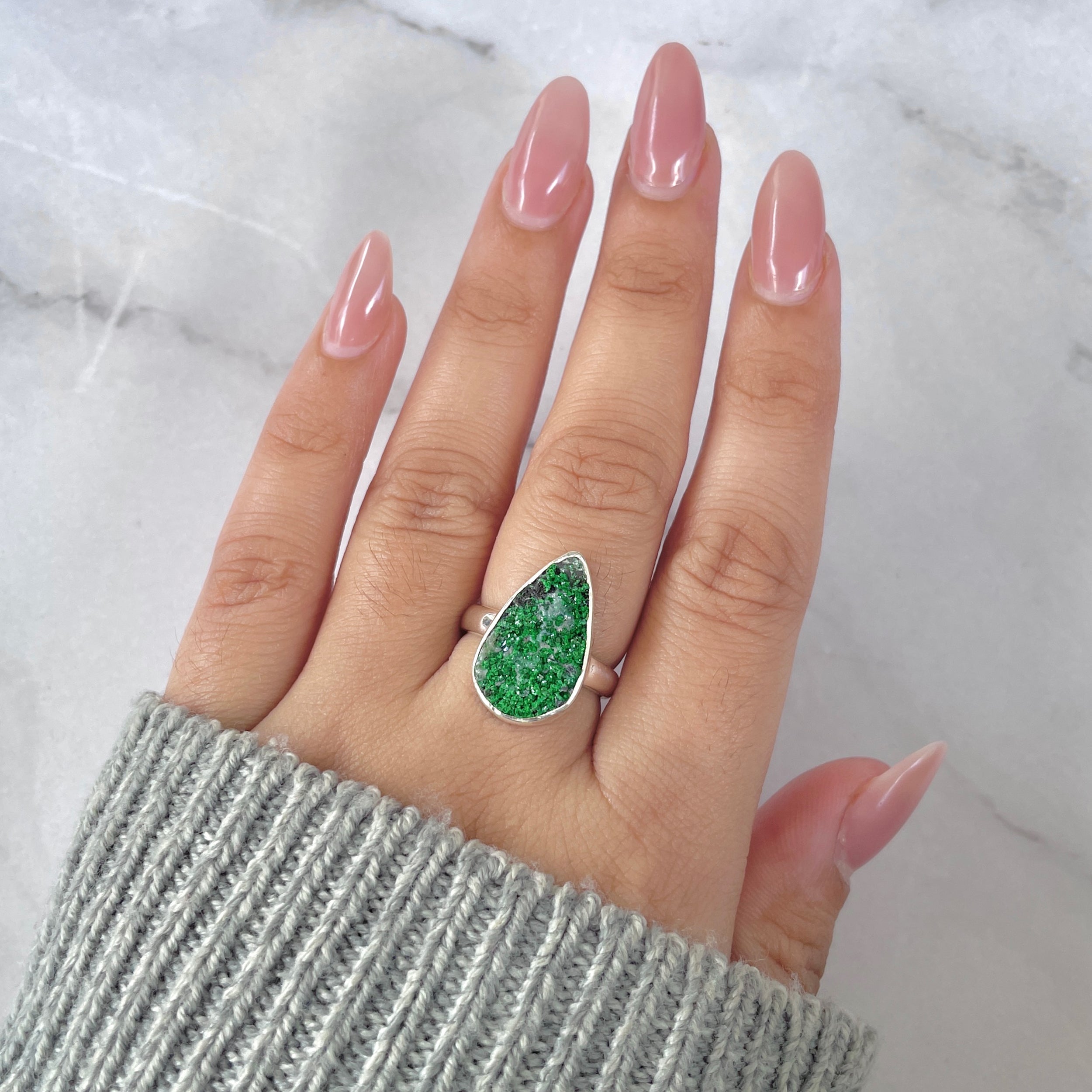 Uvarovite Ring-(UVR-R-127.)