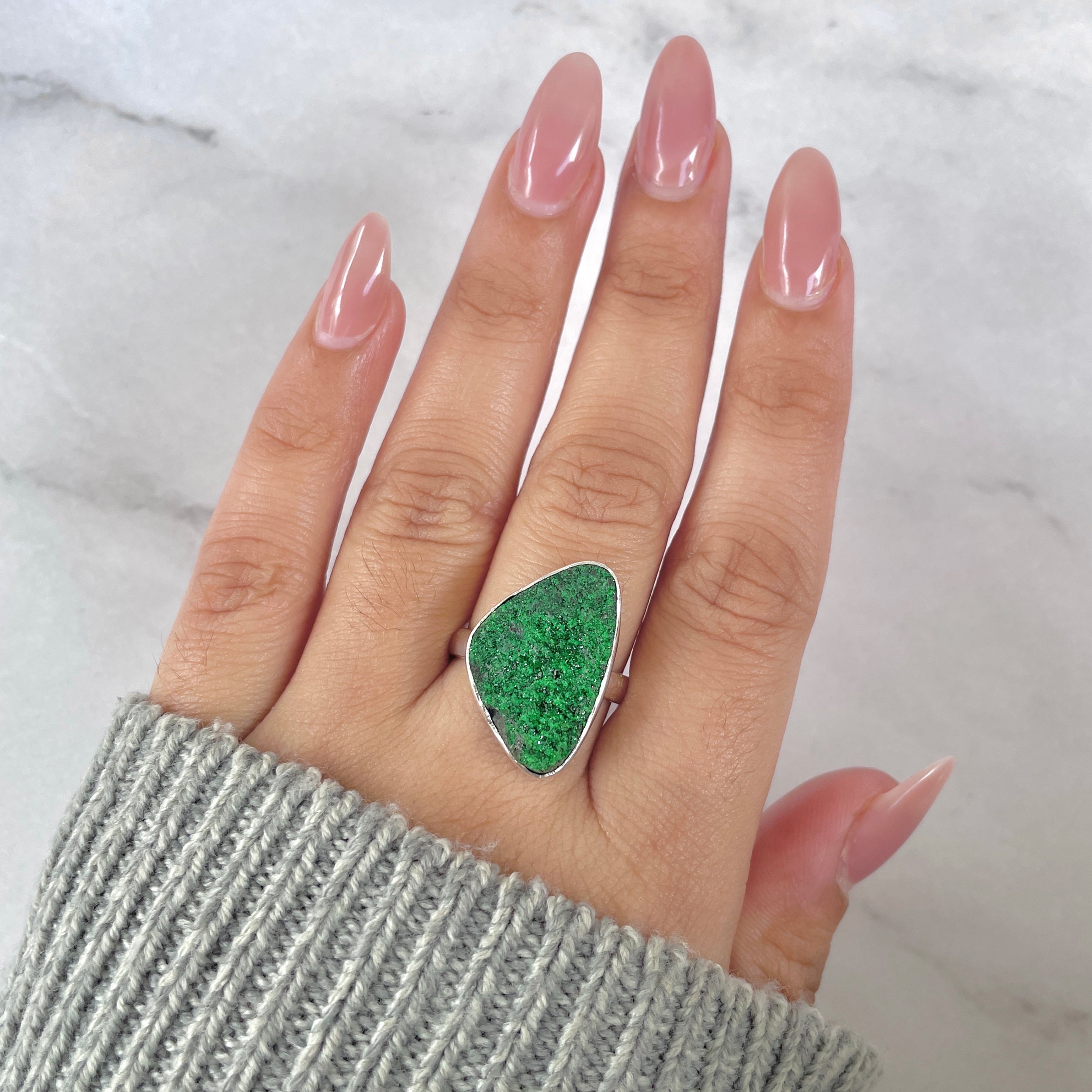 Uvarovite Ring-(UVR-R-131.)