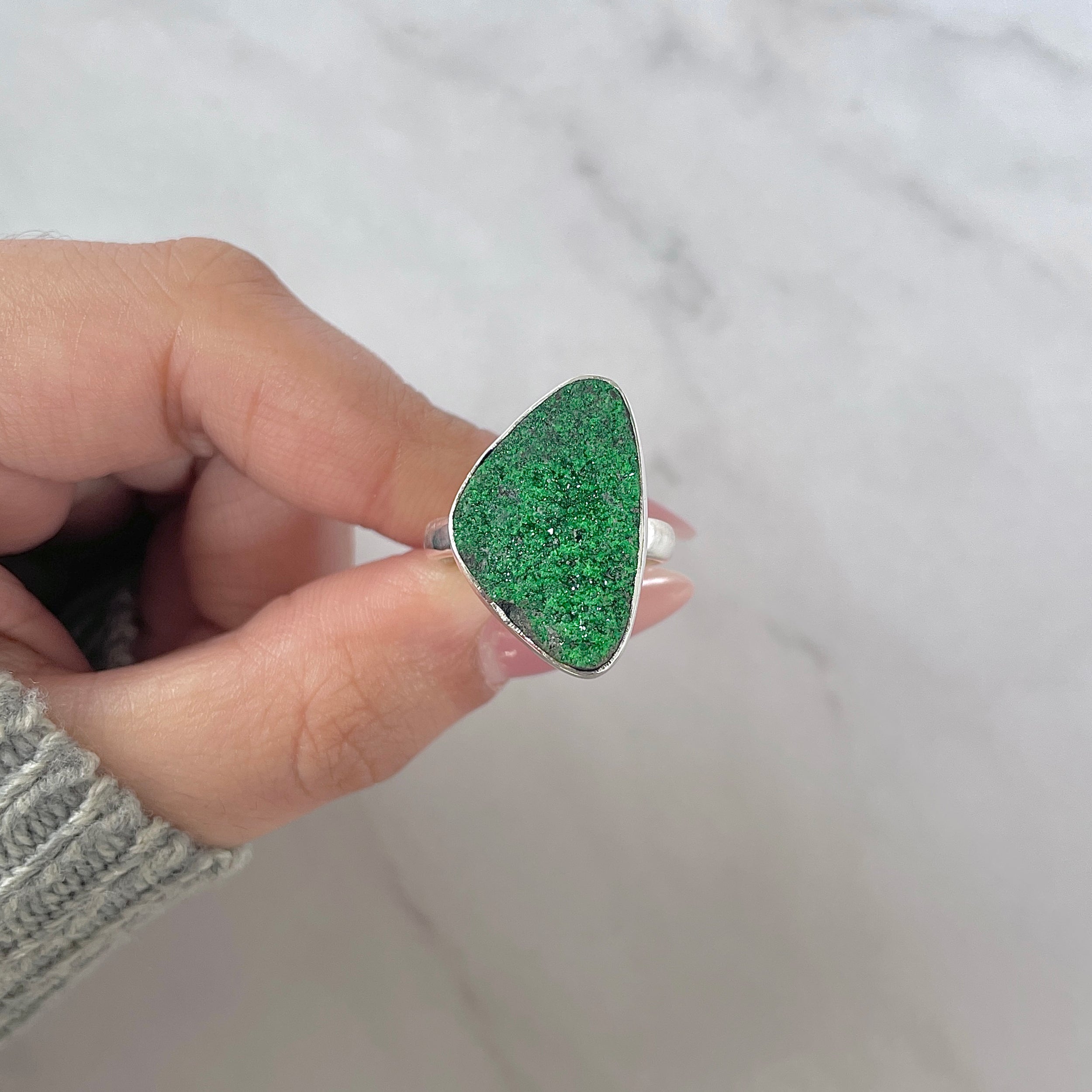 Uvarovite Ring-(UVR-R-131.)