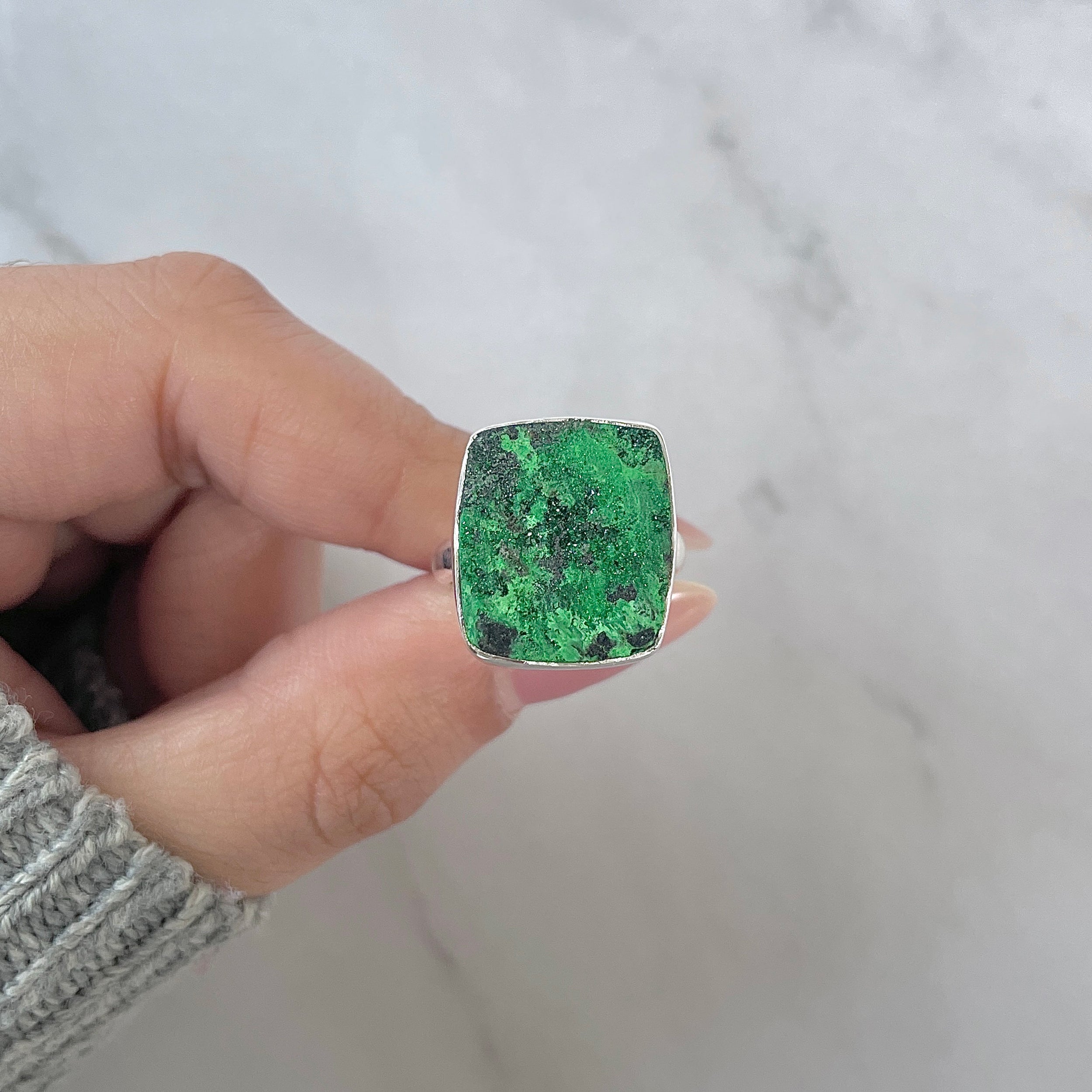 Uvarovite Ring-(UVR-R-137.)