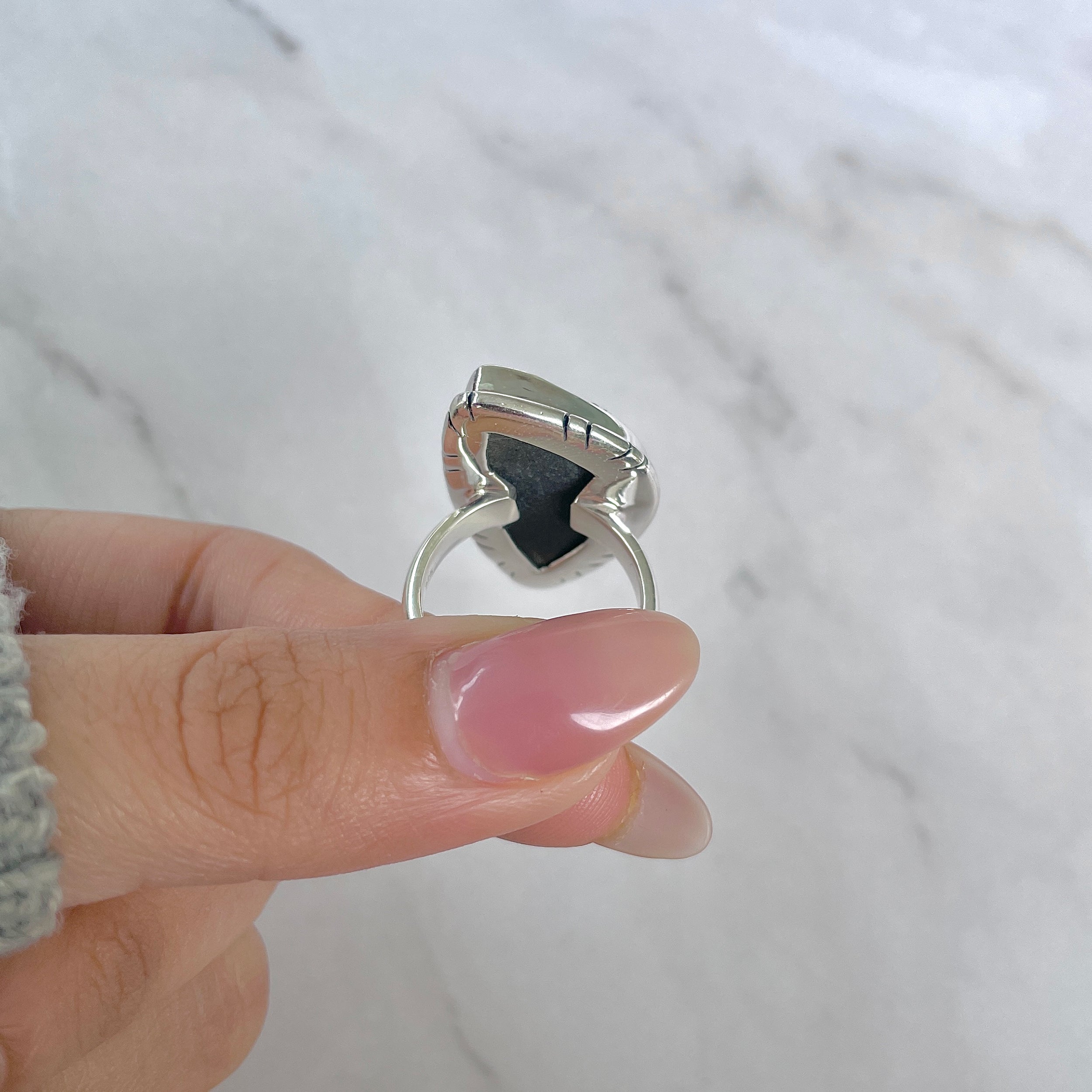 Uvarovite Ring Size 8-(UVR-R-138.)
