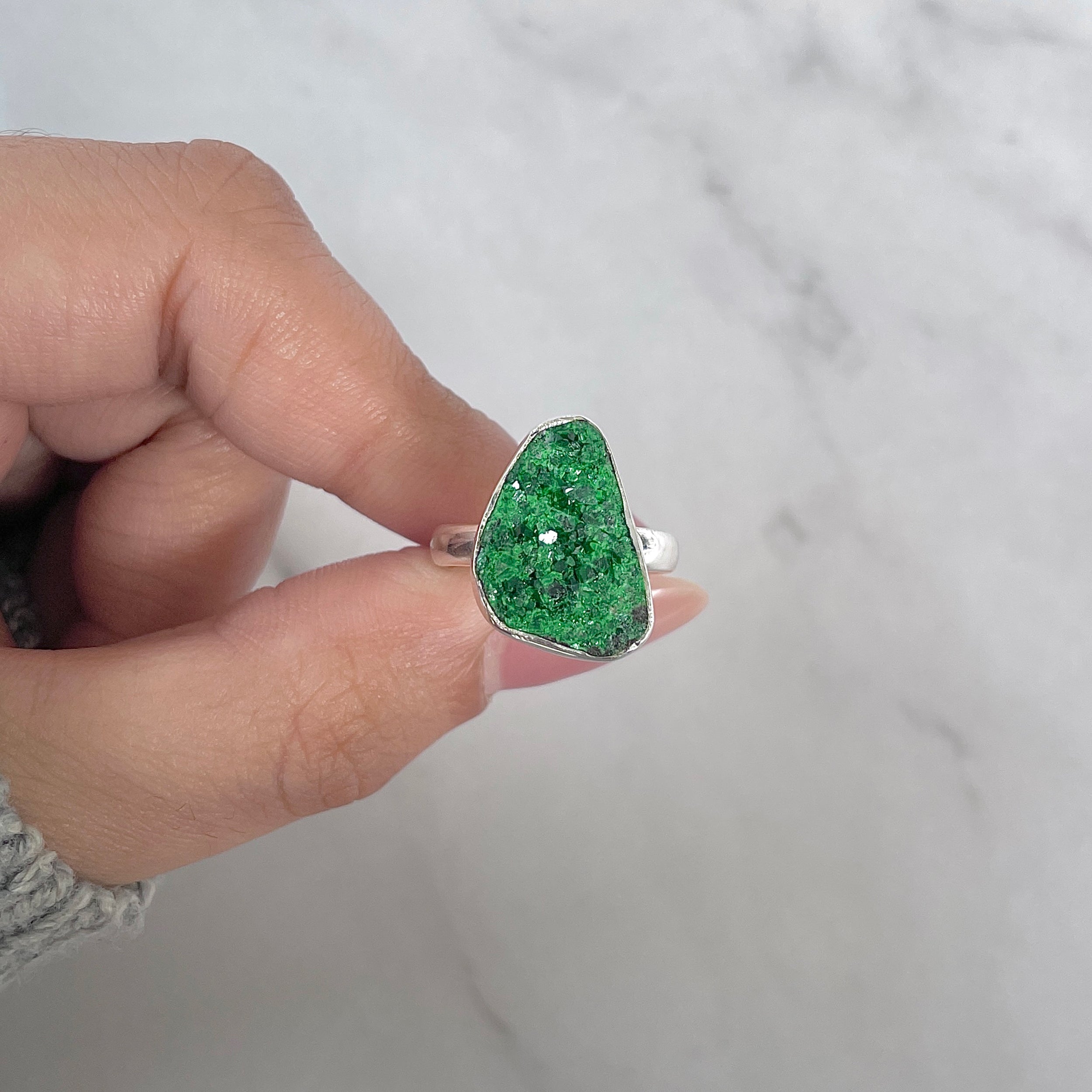 Uvarovite Ring-(UVR-R-148.)