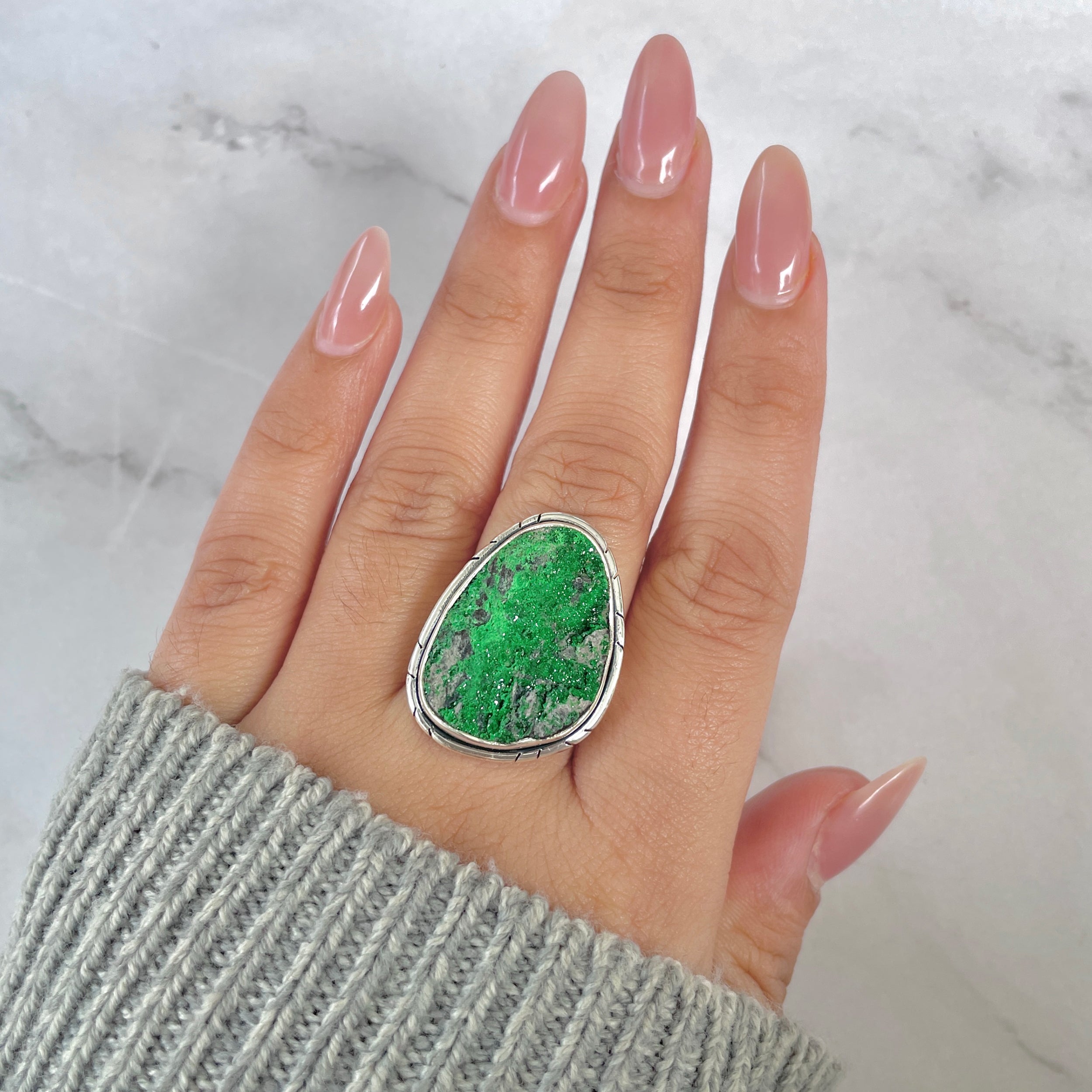 Uvarovite Ring-(UVR-R-149.)