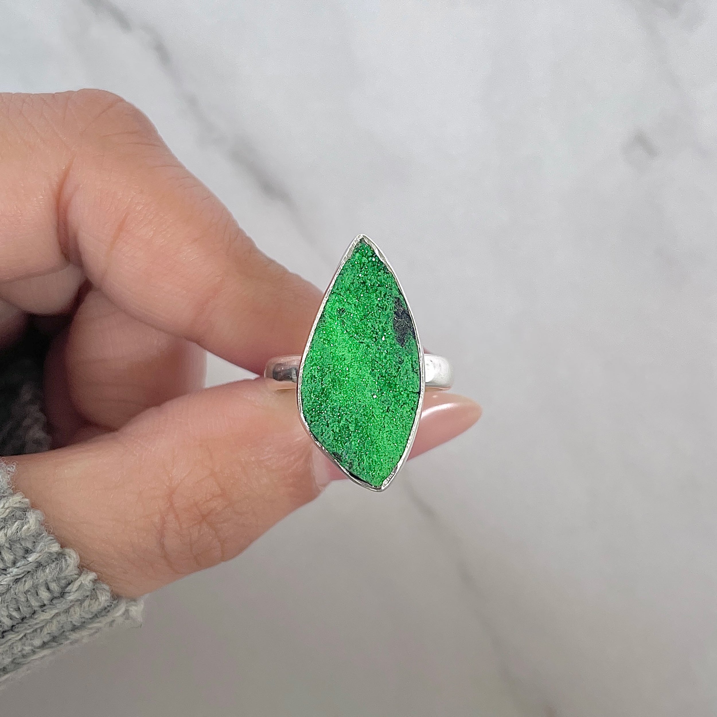 Uvarovite Ring-(UVR-R-150.)