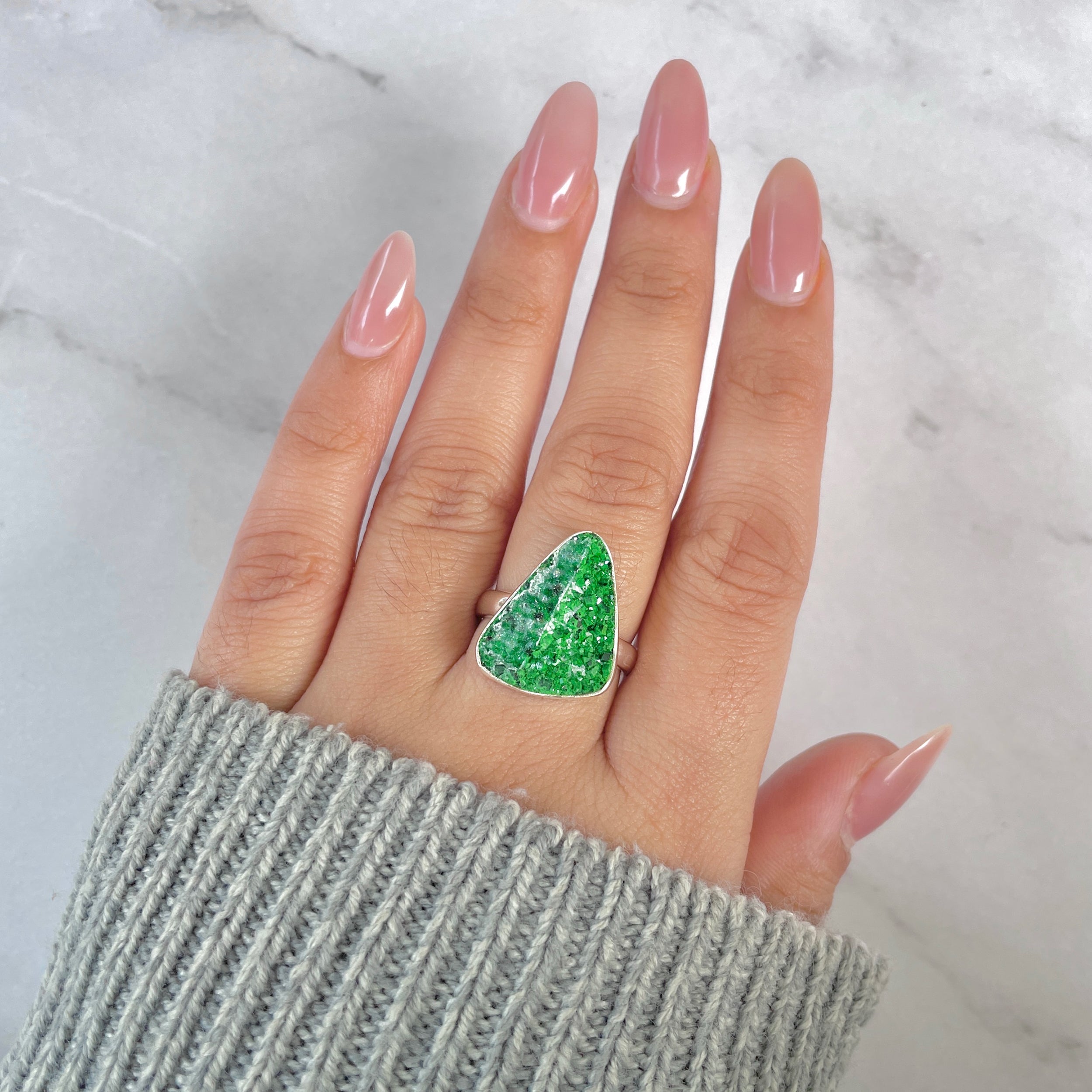 Uvarovite Ring-(UVR-R-151.)