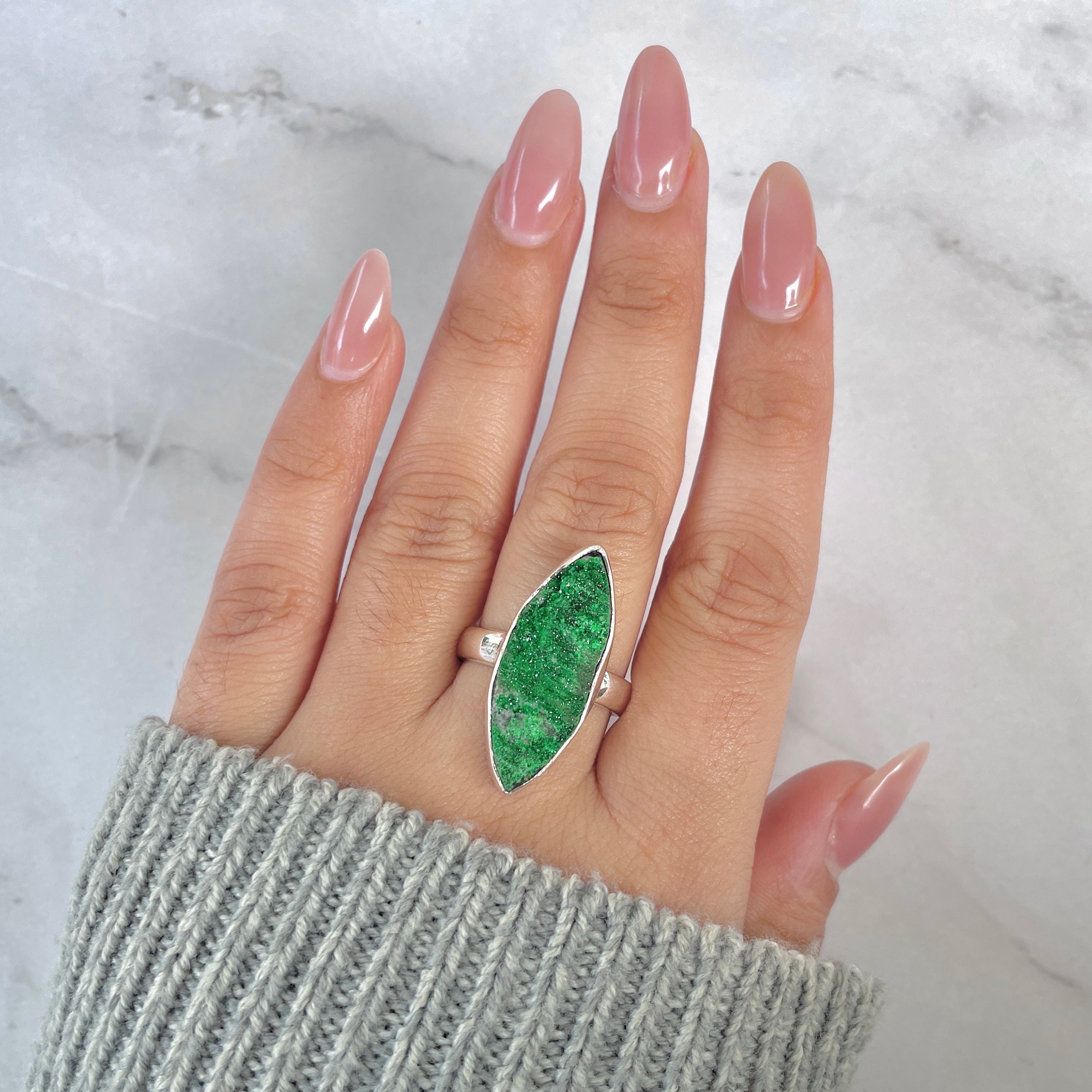 Uvarovite Ring-(UVR-R-152.)