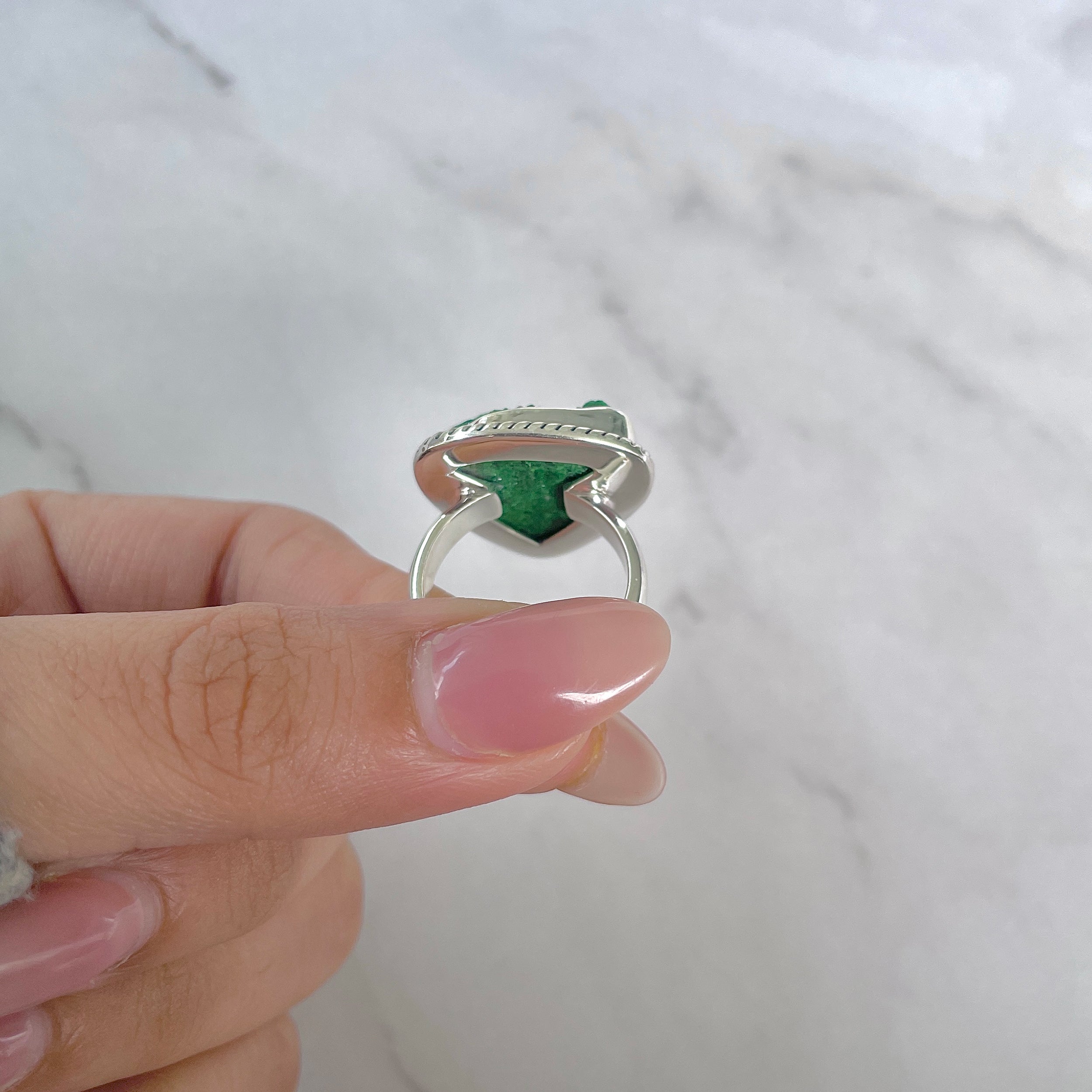 Uvarovite Ring-(UVR-R-155.)