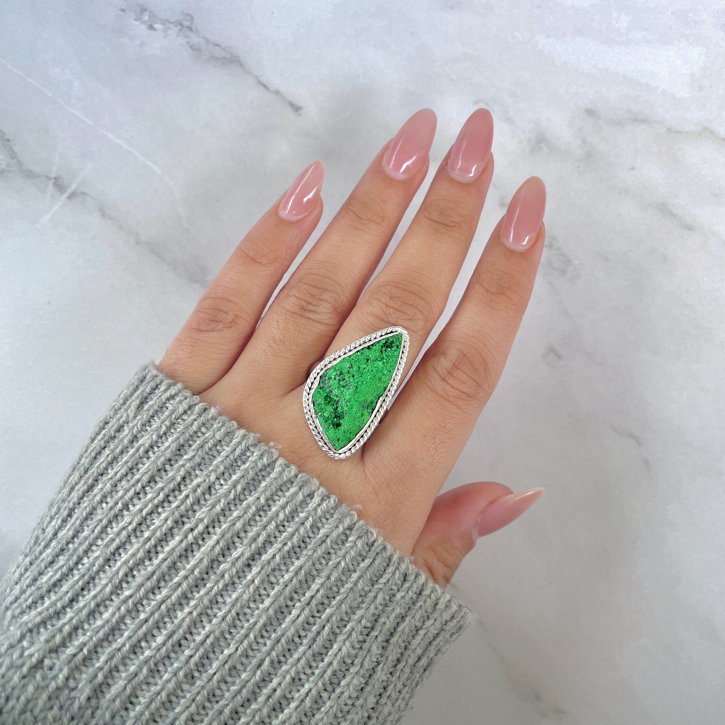 Uvarovite Ring-(UVR-R-160.)