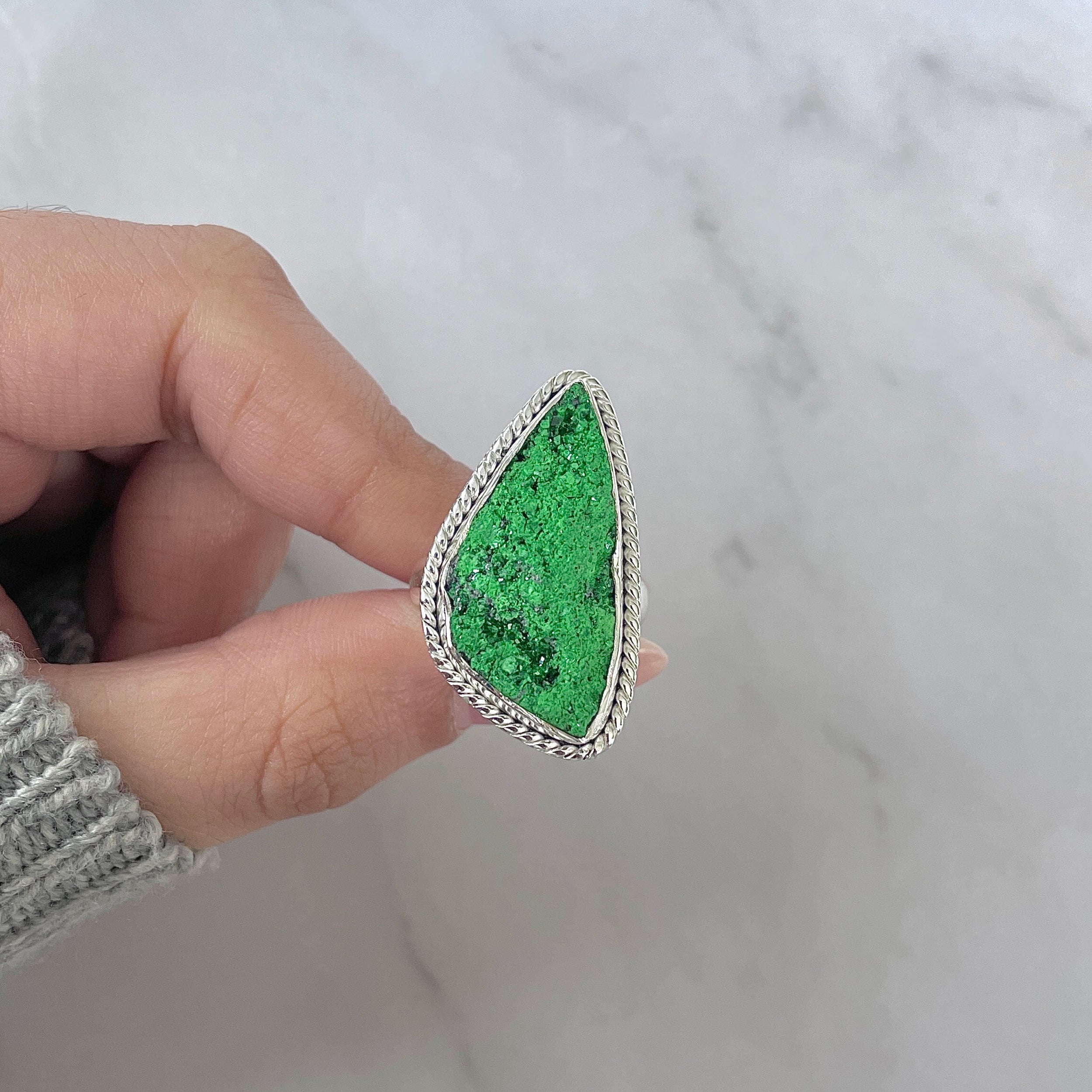 Uvarovite Ring-(UVR-R-160.)