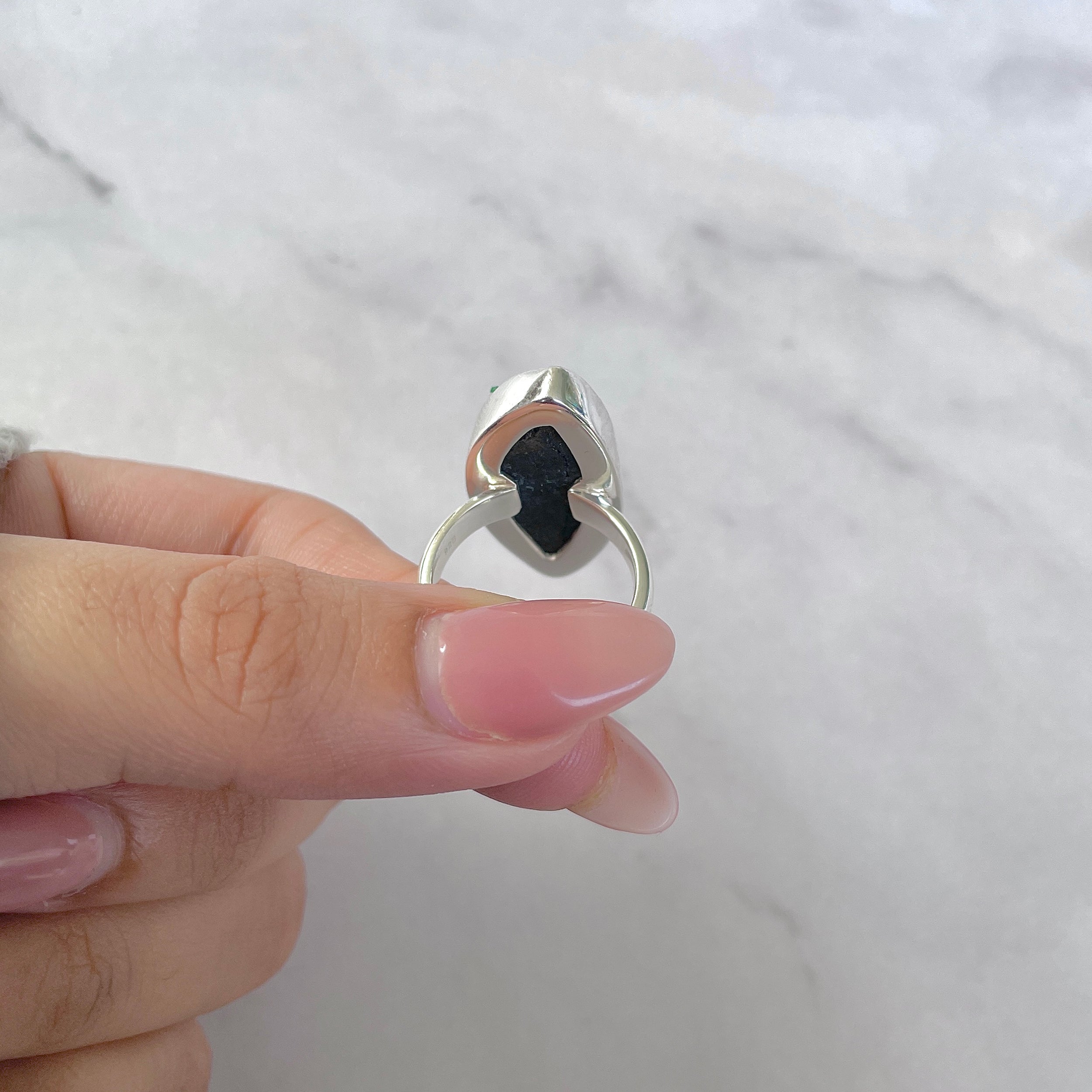 Uvarovite Ring Size 7-(UVR-R-166.)