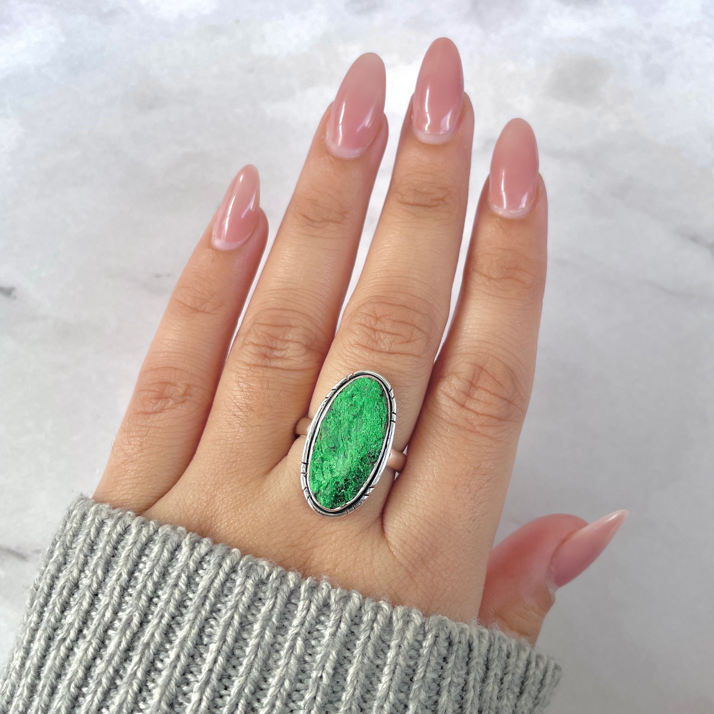 Uvarovite Ring-(UVR-R-168.)