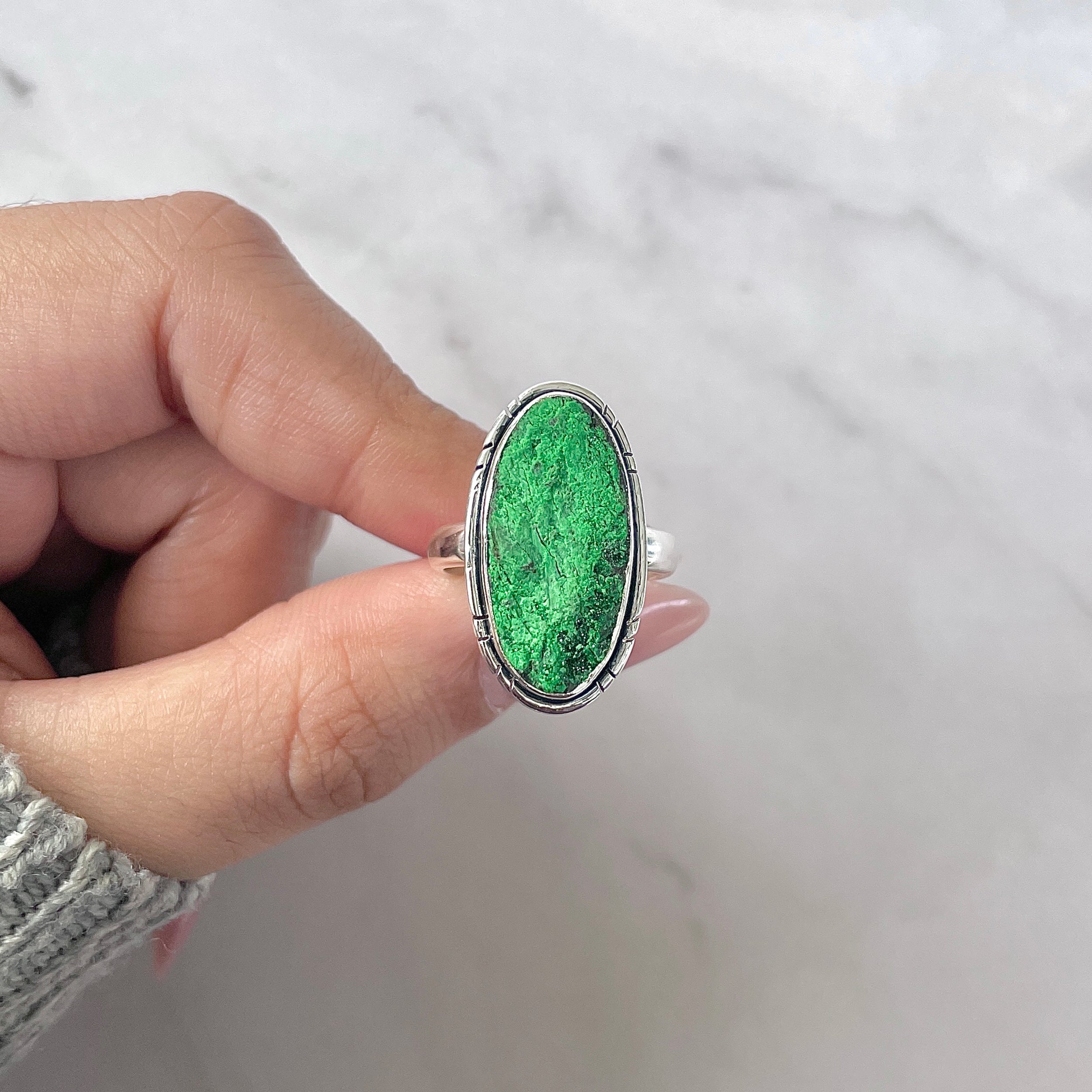 Uvarovite Ring-(UVR-R-168.)