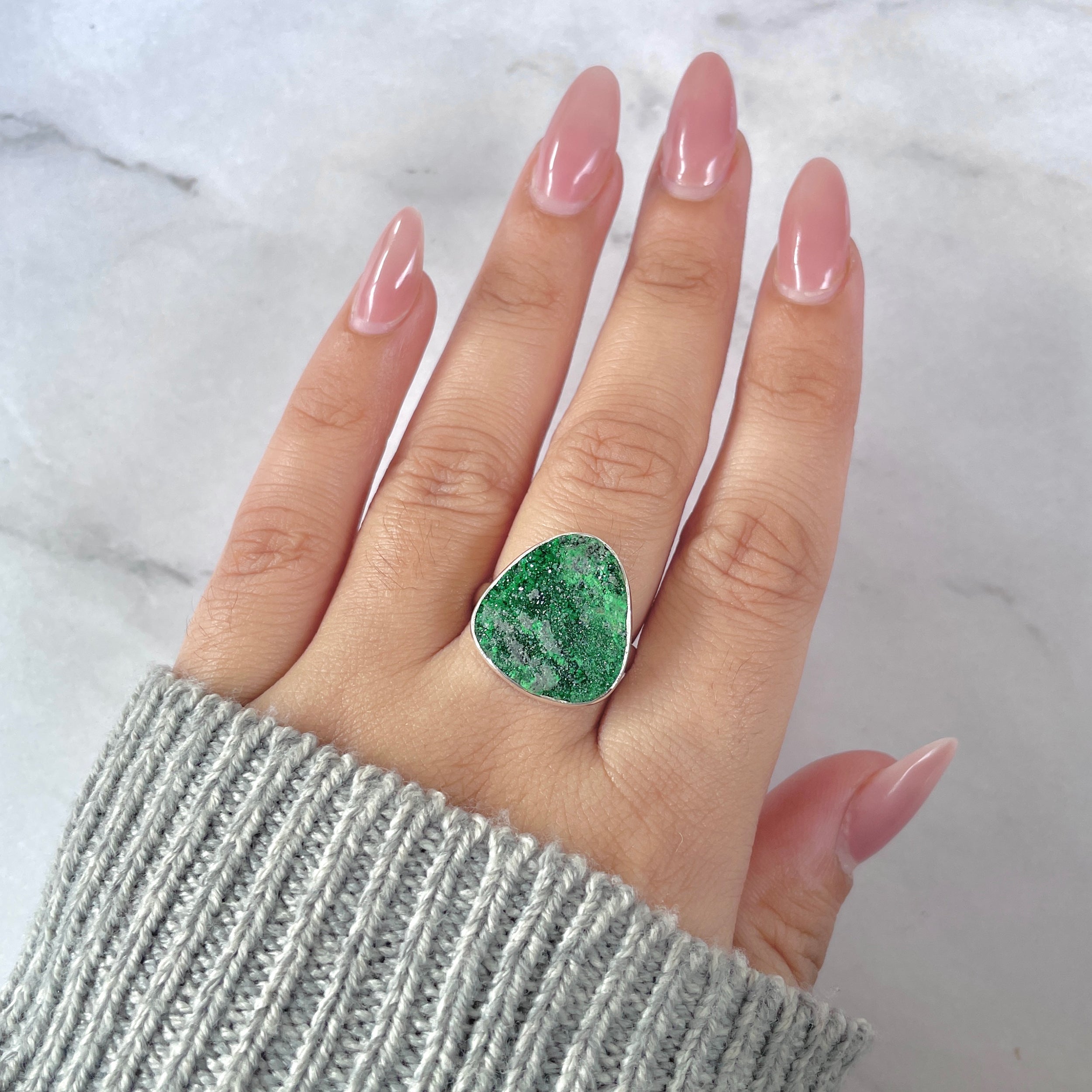 Uvarovite Ring-(UVR-R-171.)