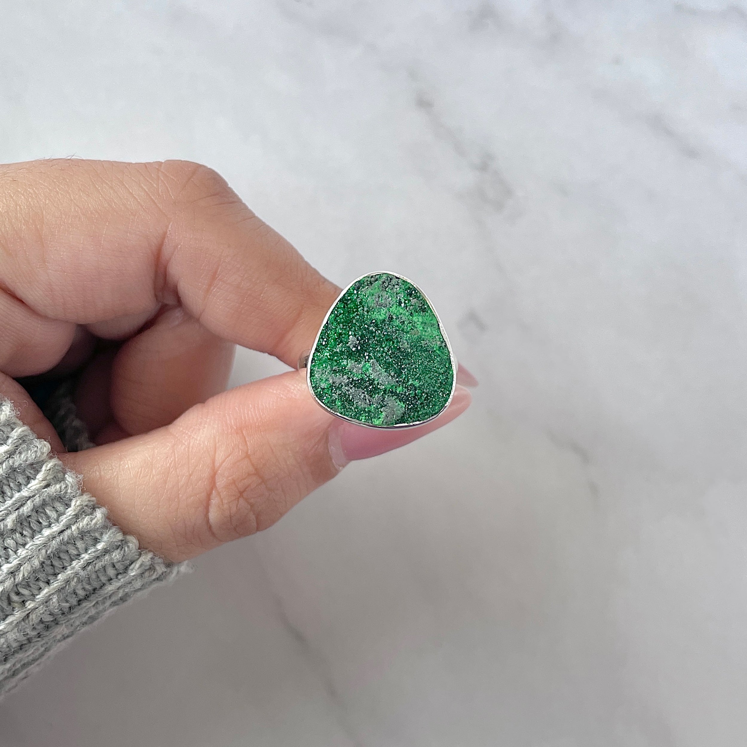 Uvarovite Ring-(UVR-R-171.)