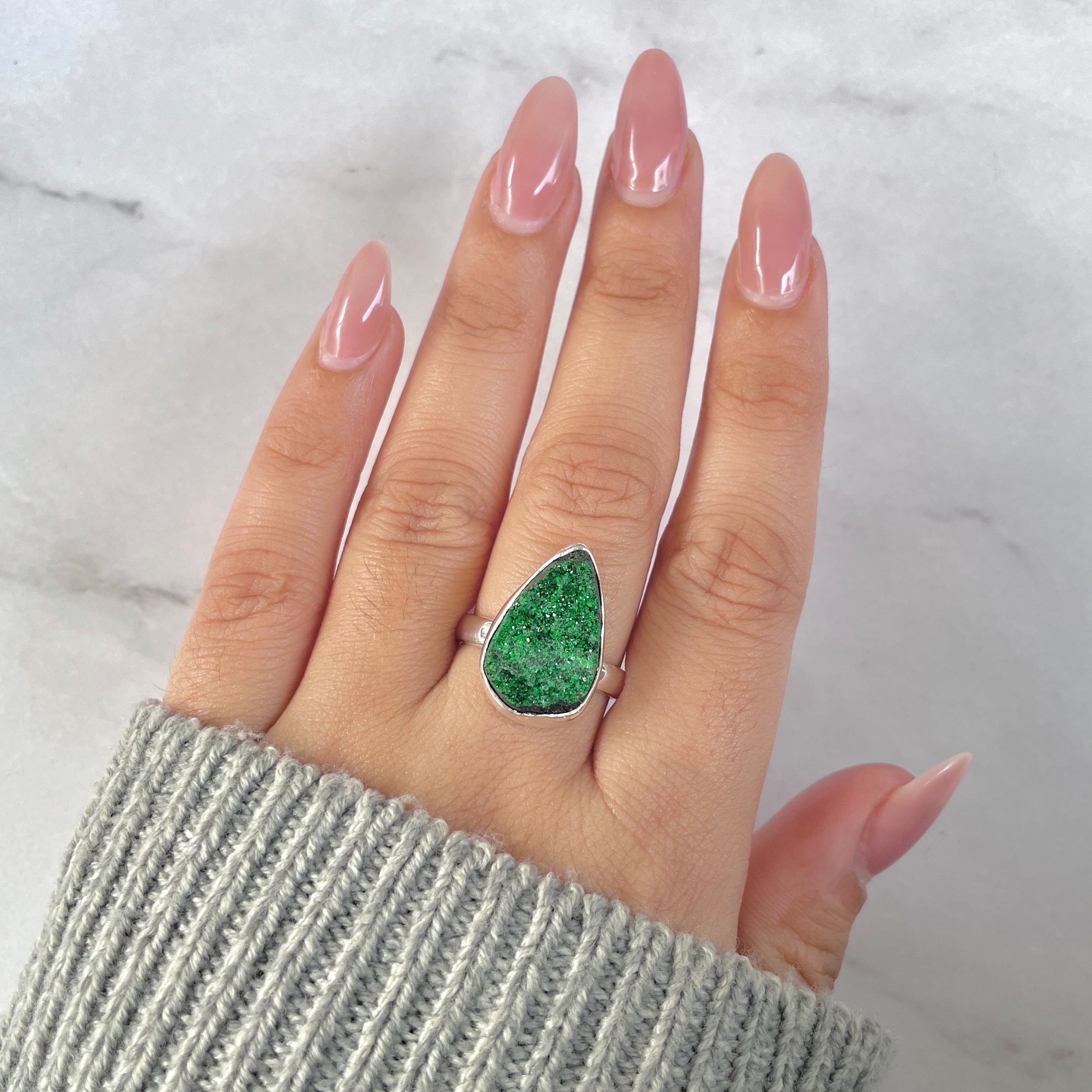 Uvarovite Ring-(UVR-R-179.)