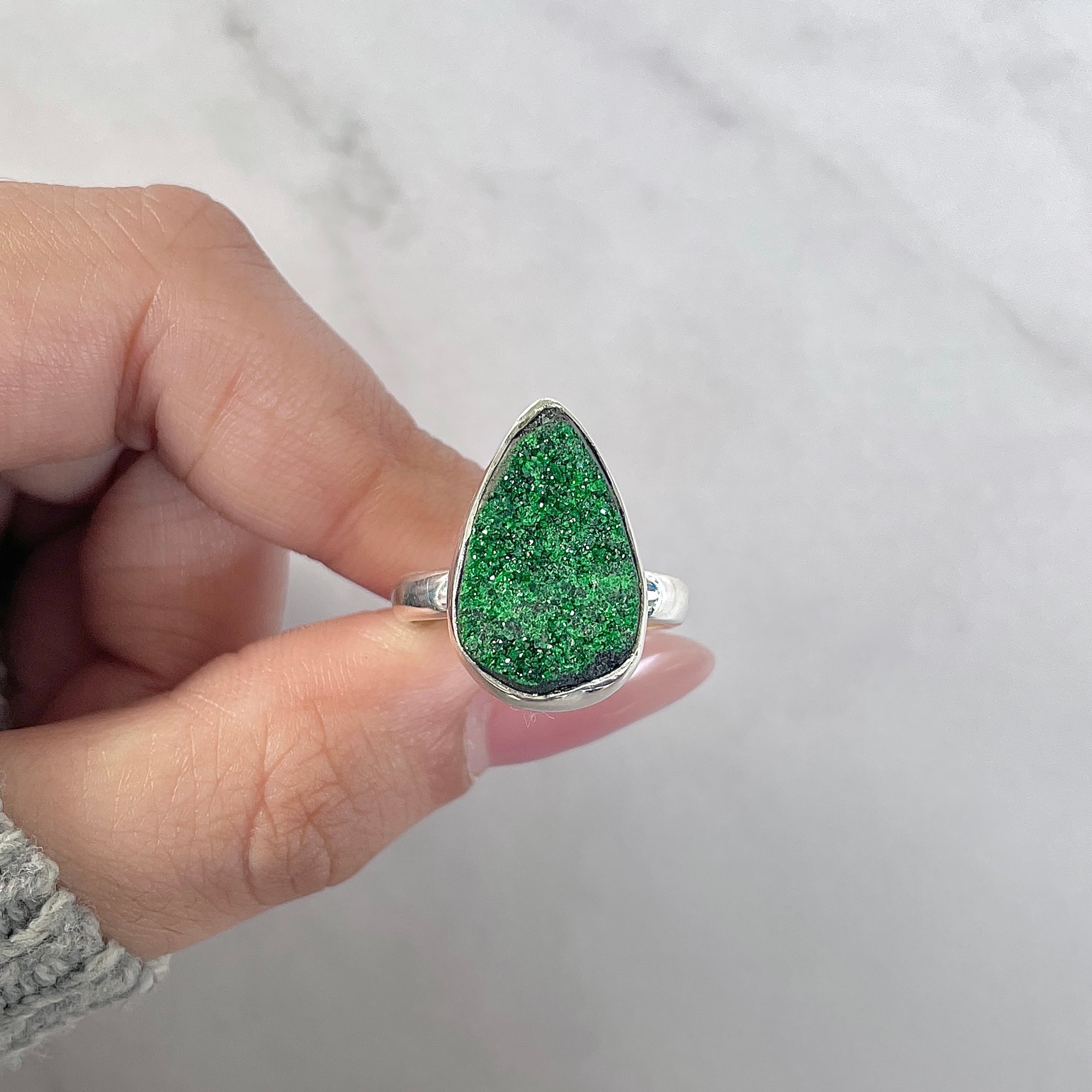 Uvarovite Ring-(UVR-R-179.)