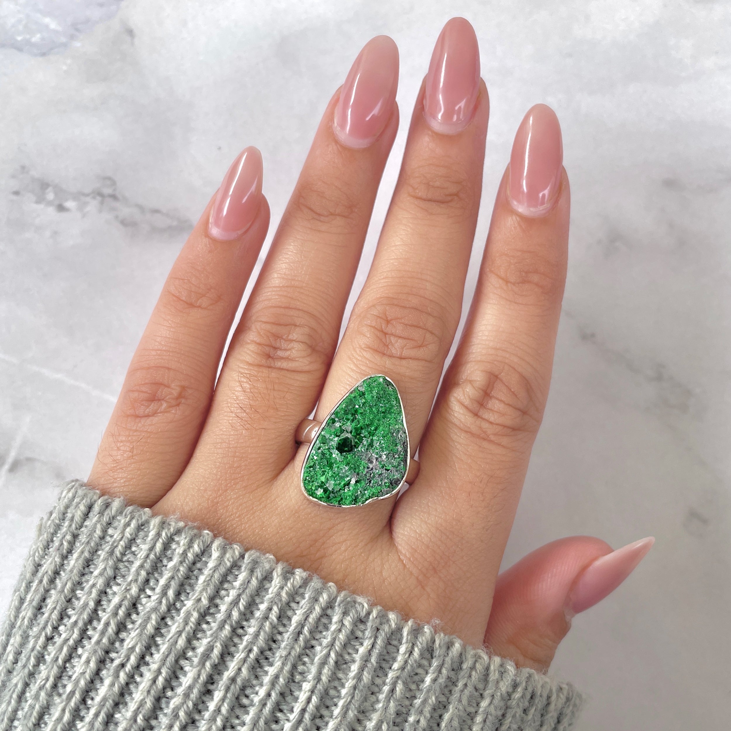 Uvarovite Ring-(UVR-R-181.)