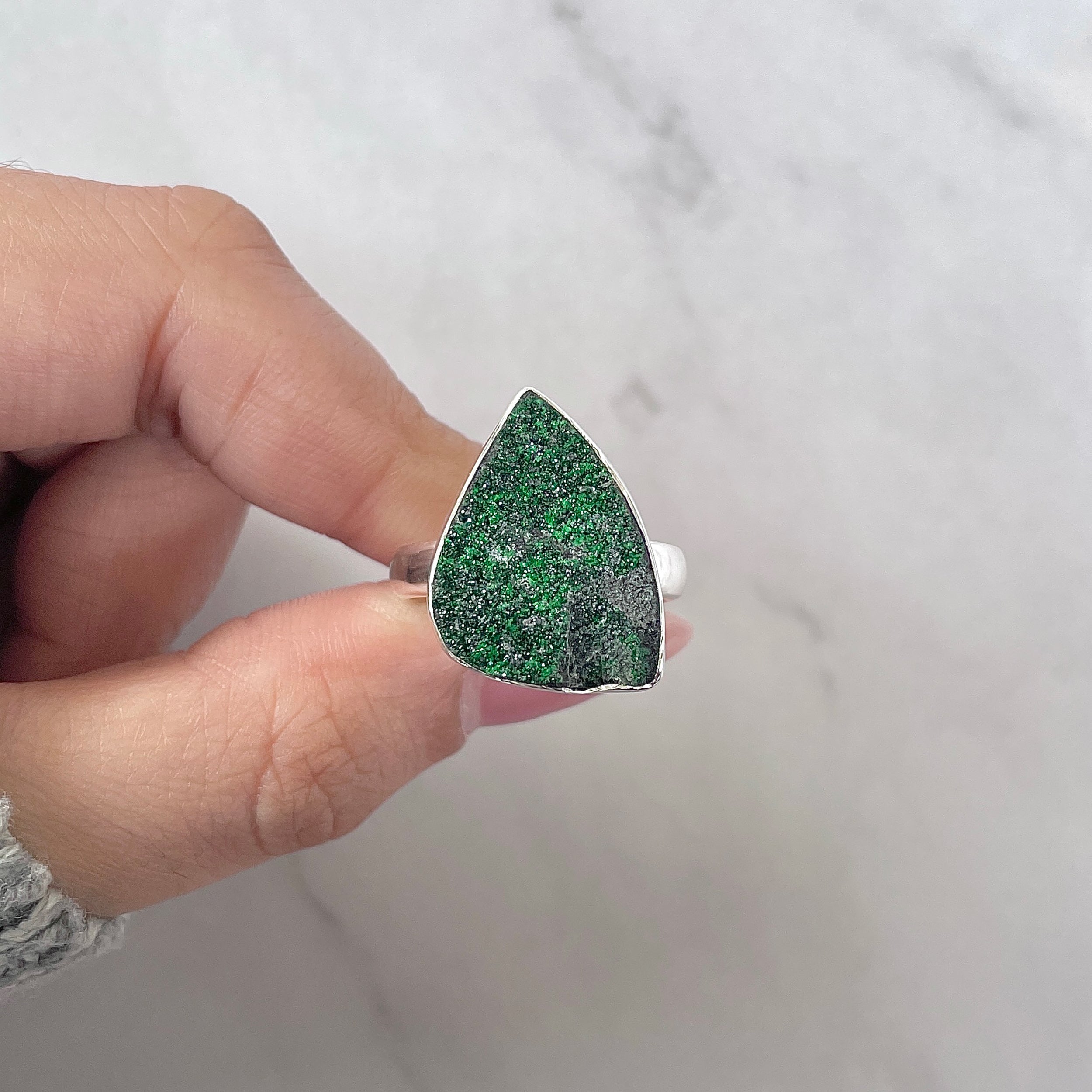 Uvarovite Ring-(UVR-R-188.)