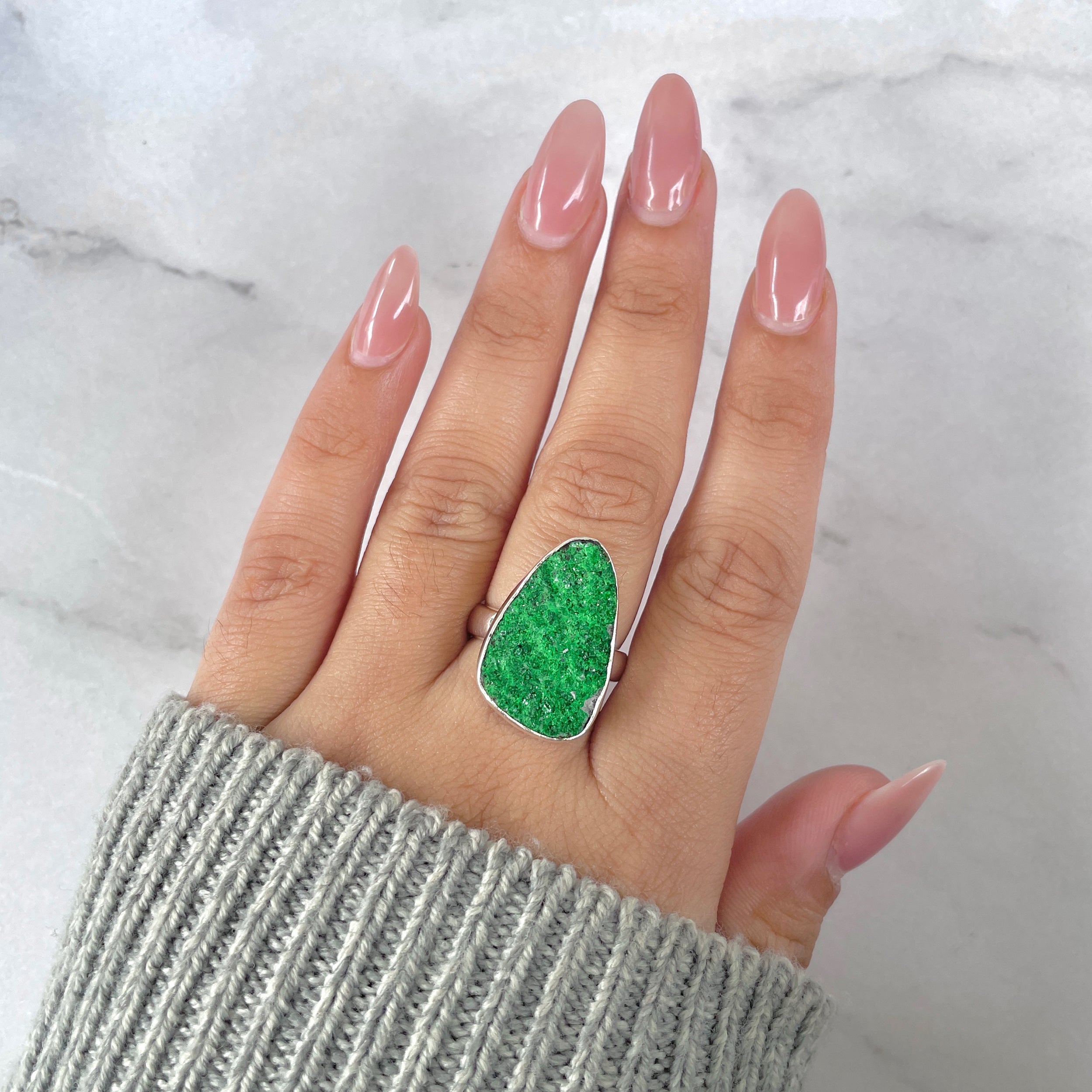 Uvarovite Ring-(UVR-R-194.)