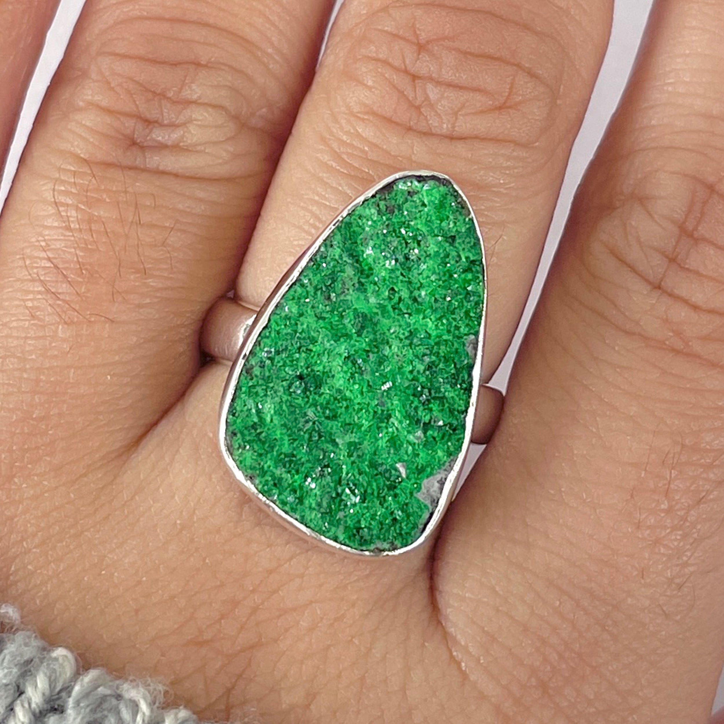 Uvarovite Ring-(UVR-R-194.)