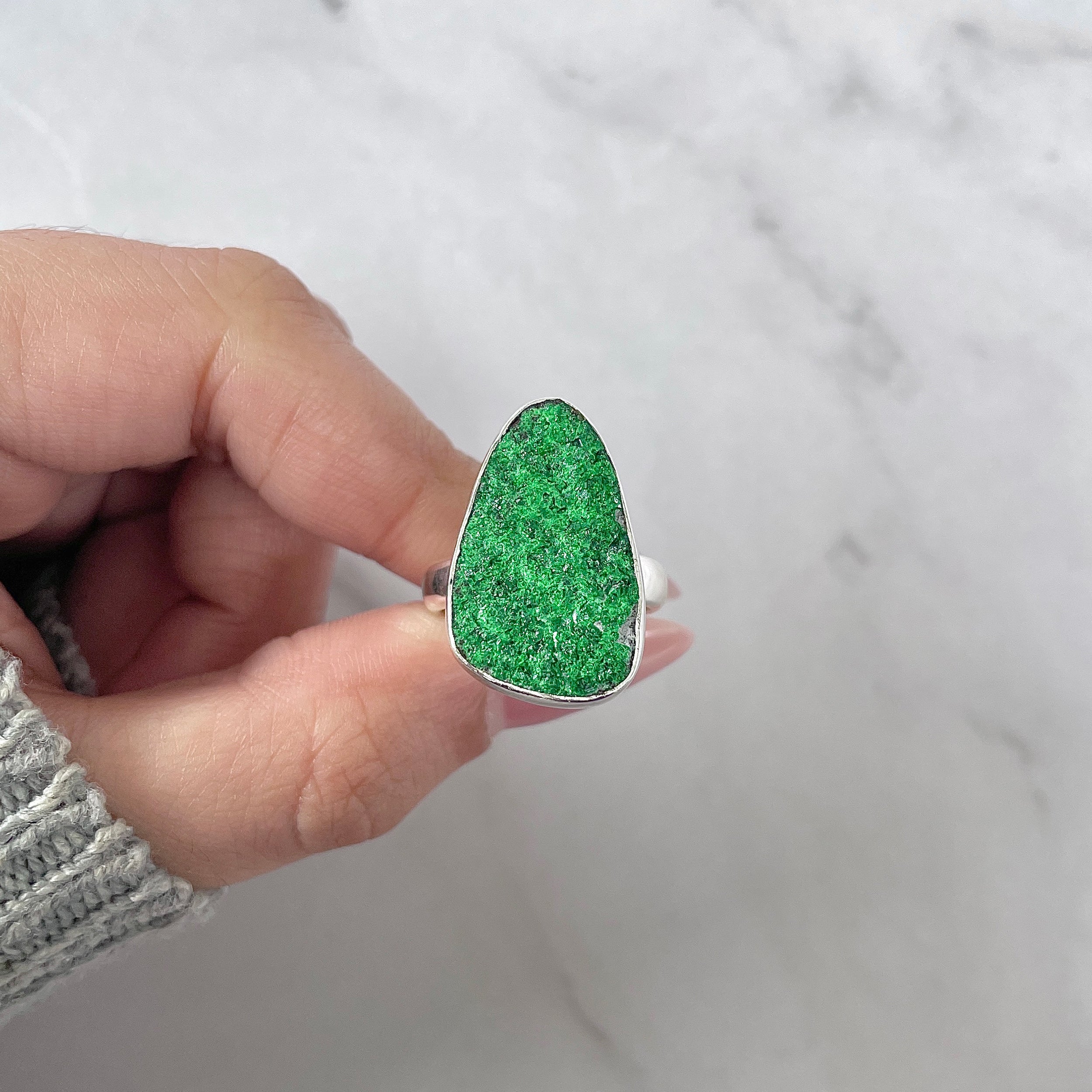 Uvarovite Ring-(UVR-R-194.)