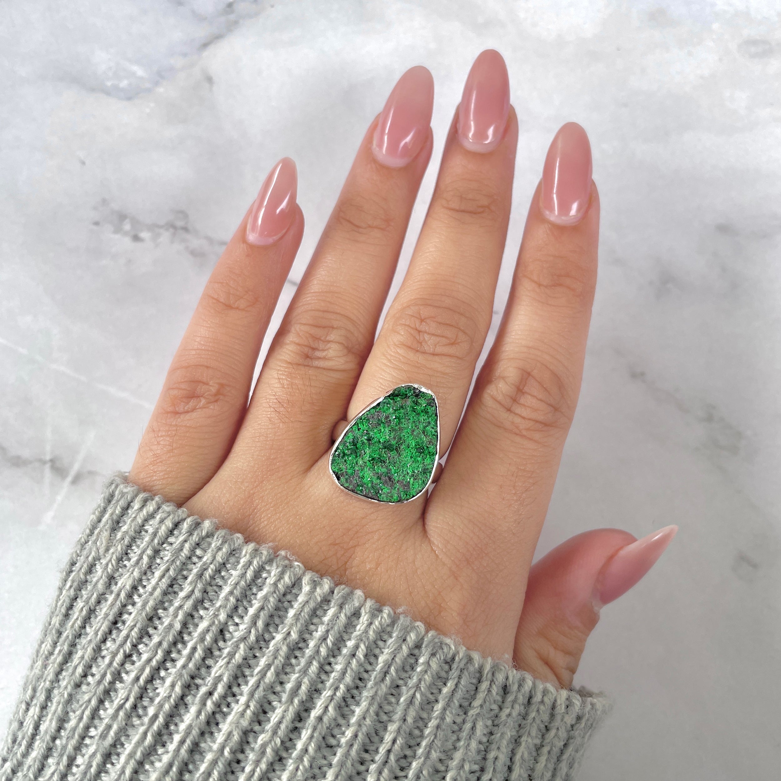 Uvarovite Ring-(UVR-R-196.)