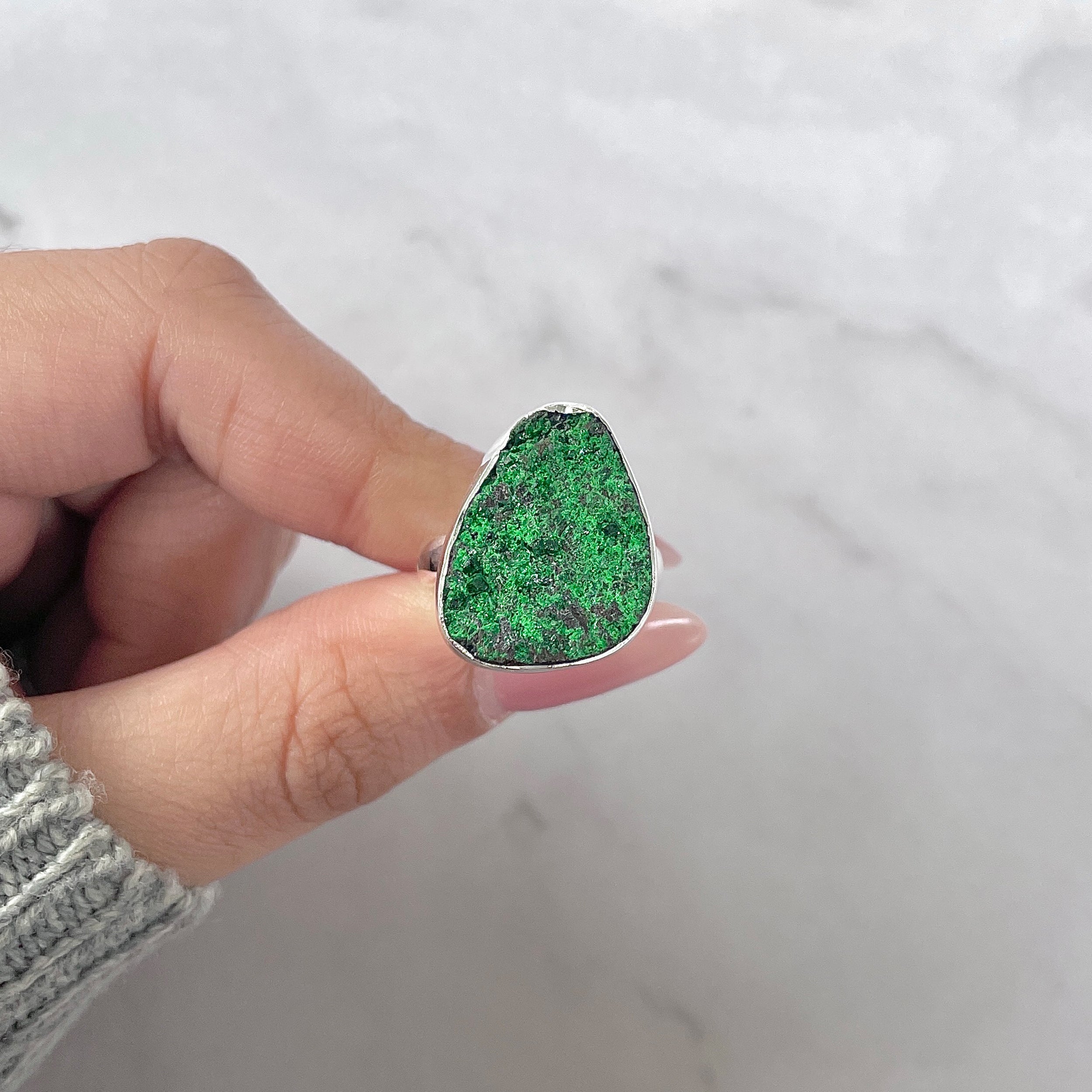 Uvarovite Ring-(UVR-R-196.)