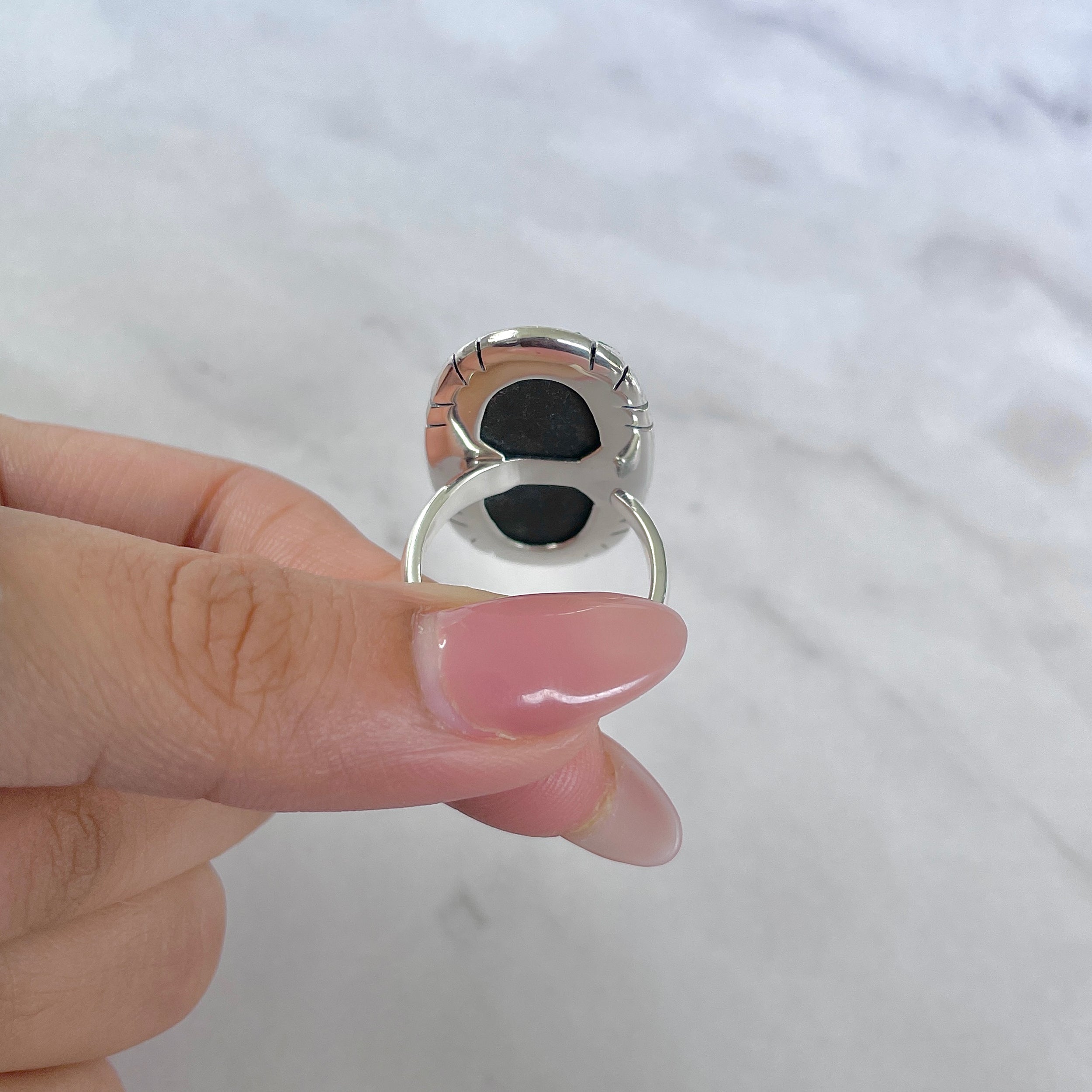 Uvarovite Adjustable Ring-(UVR-R-199.)