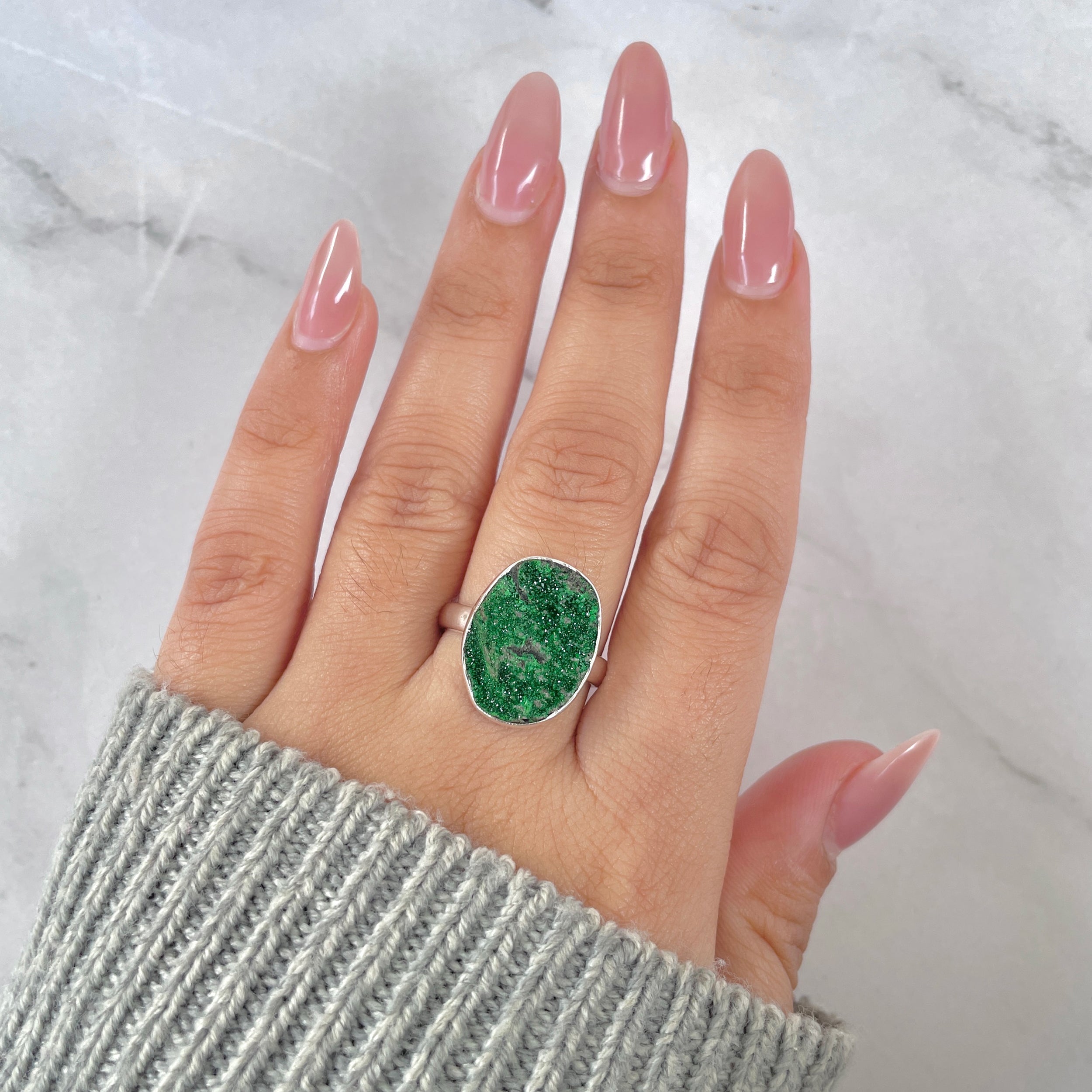 Uvarovite Ring-(UVR-R-202.)