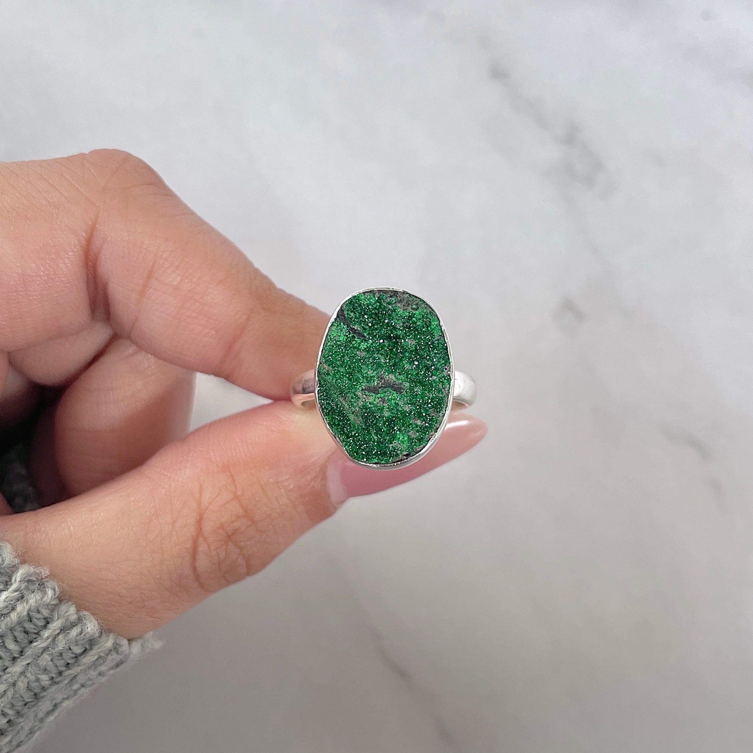 Uvarovite Ring-(UVR-R-202.)