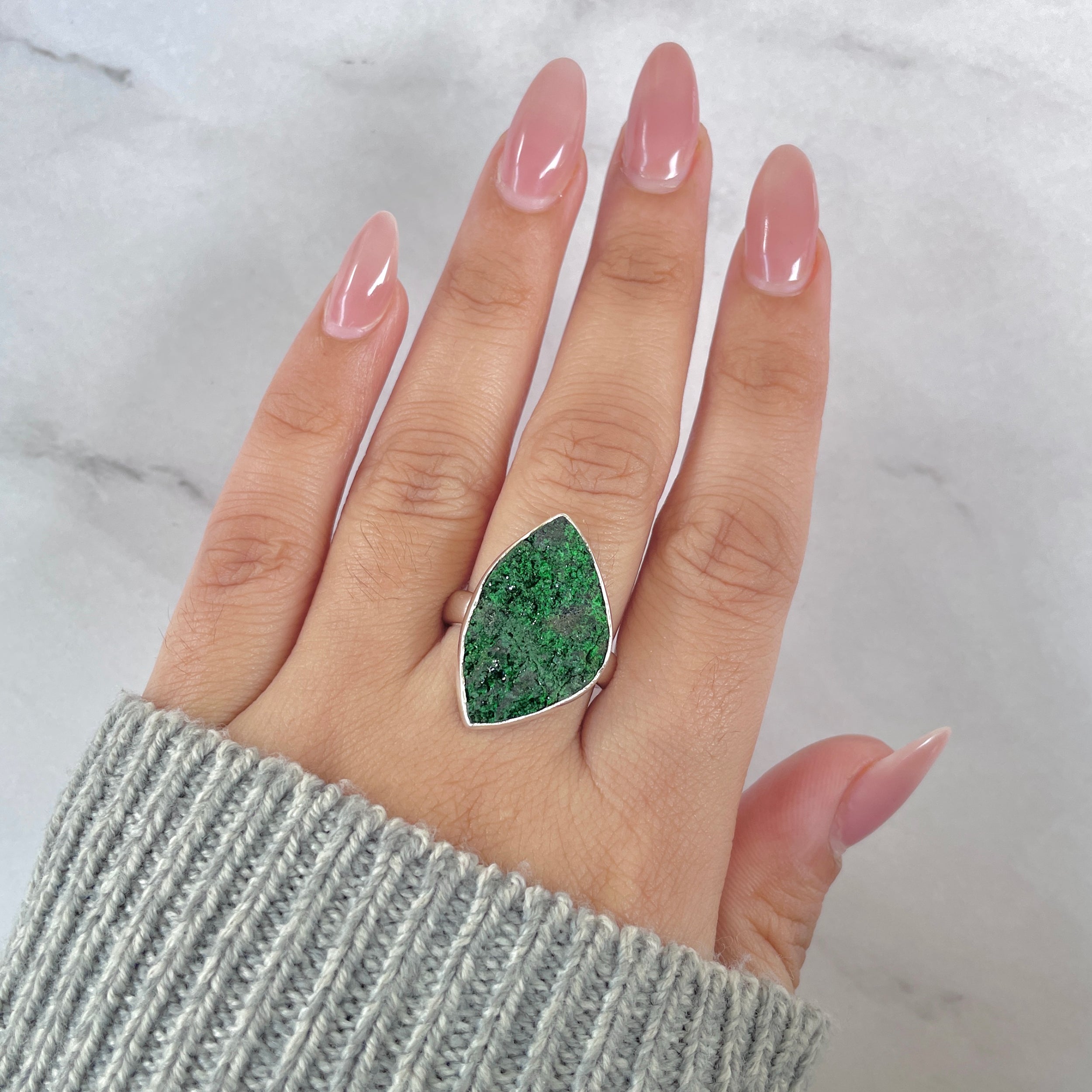 Uvarovite Ring-(UVR-R-209.)