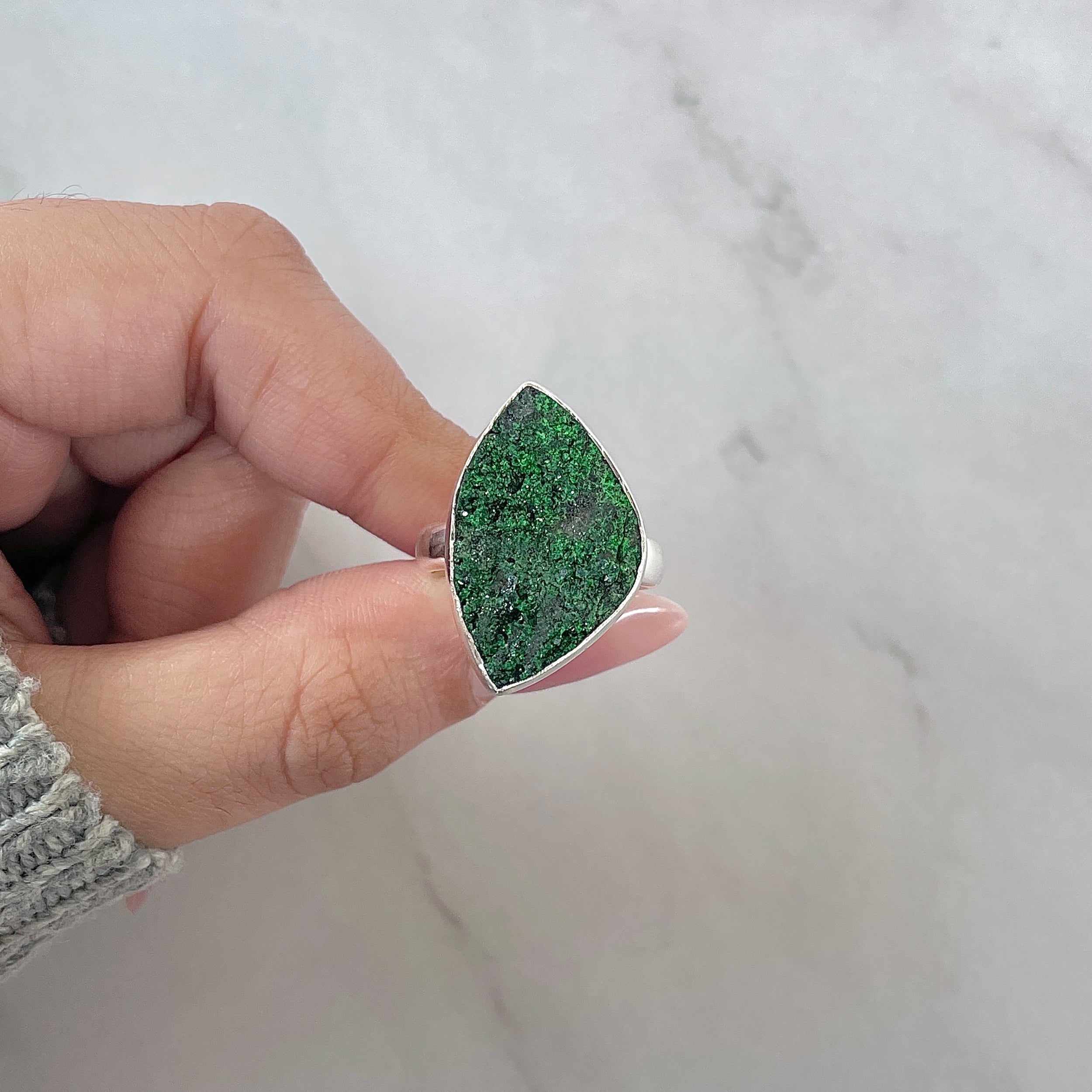 Uvarovite Ring-(UVR-R-209.)