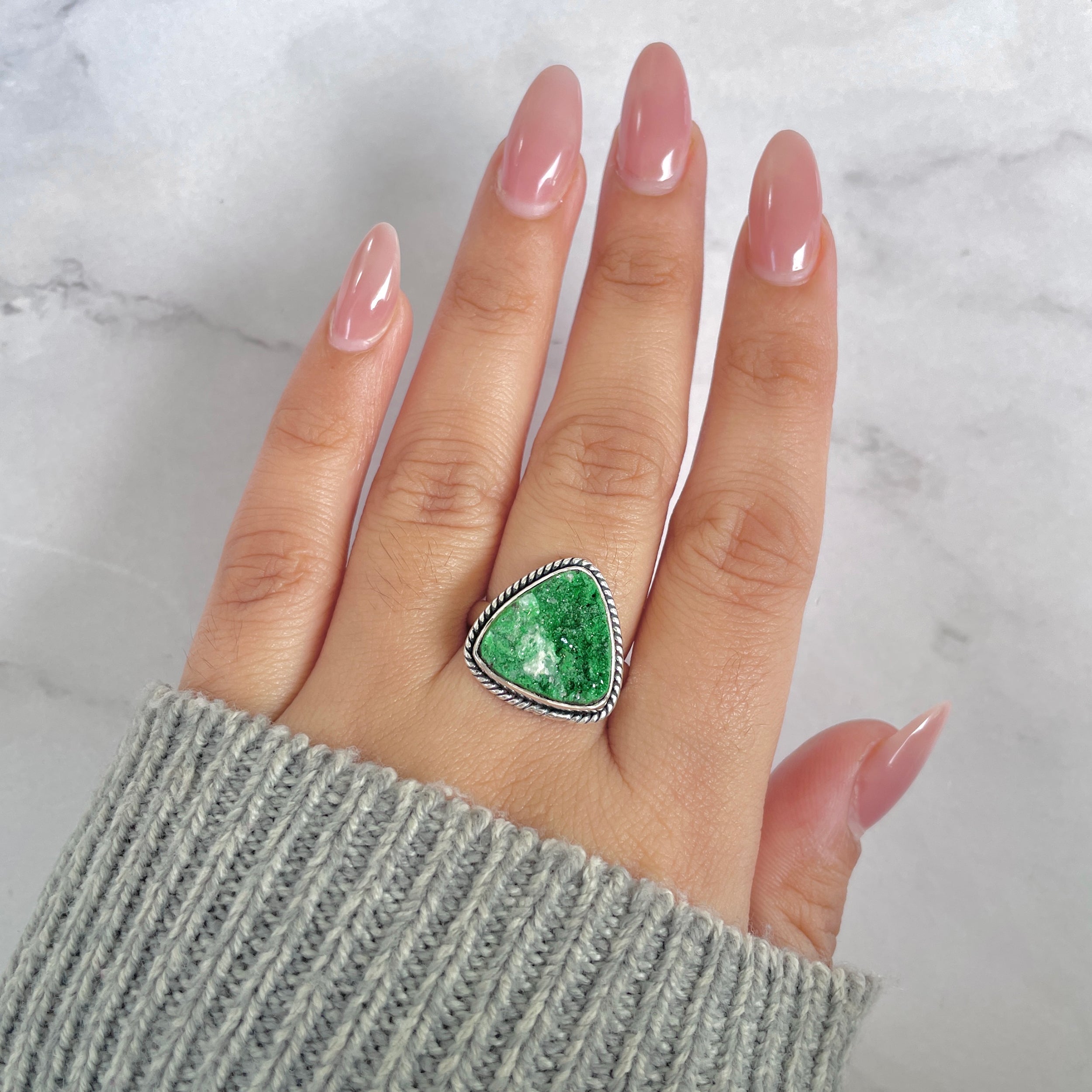 Uvarovite Ring-(UVR-R-210.)