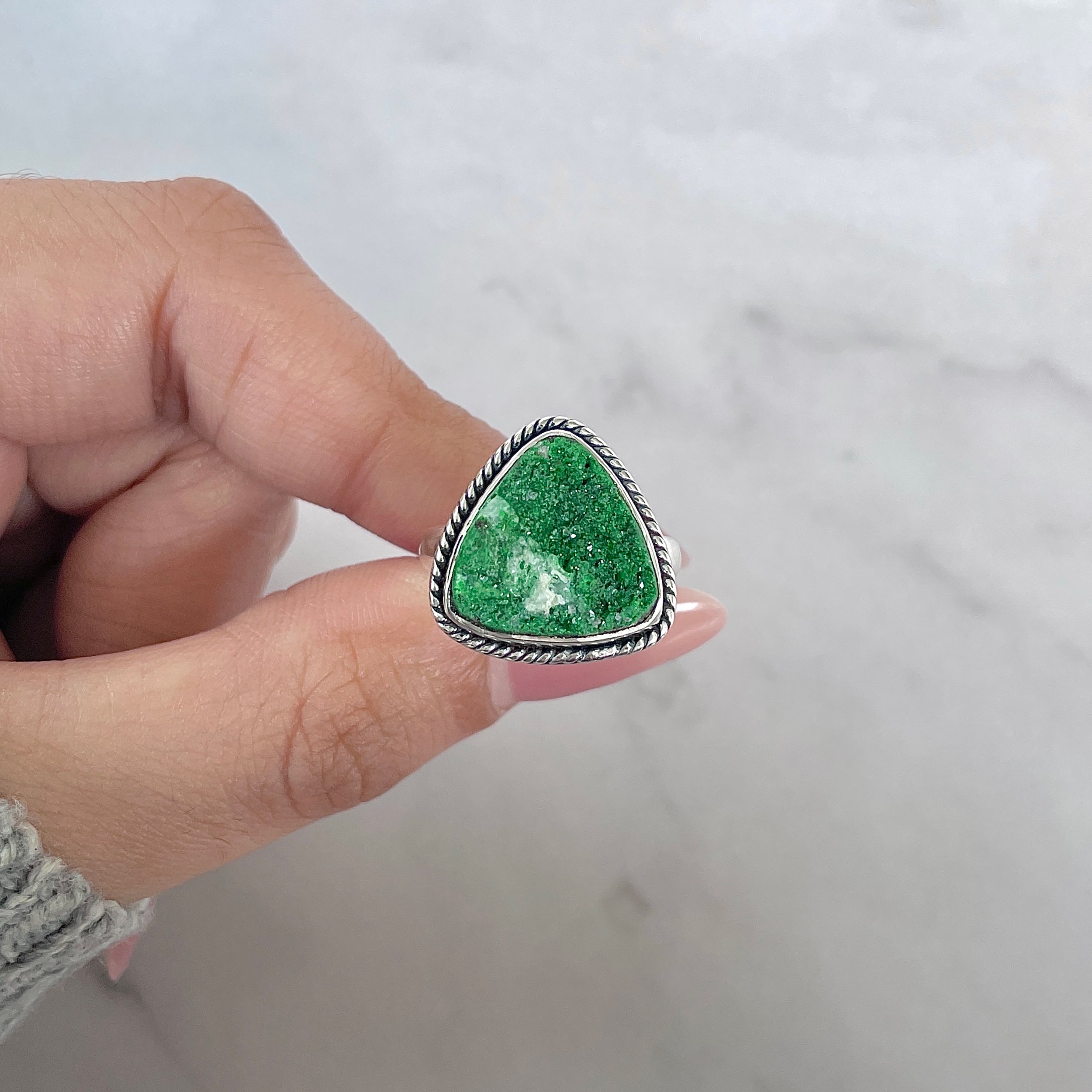 Uvarovite Ring-(UVR-R-210.)