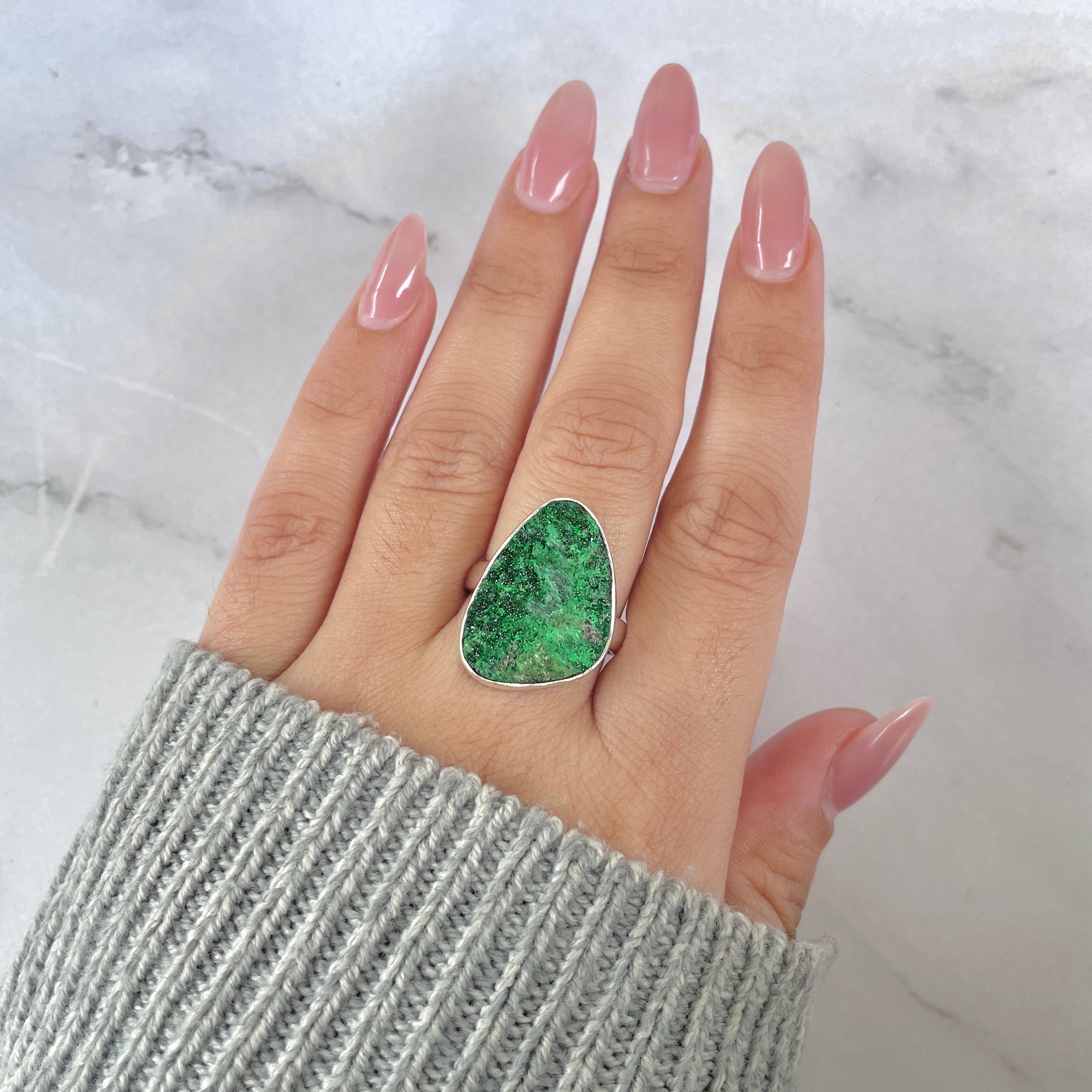 Uvarovite Ring-(UVR-R-213.)