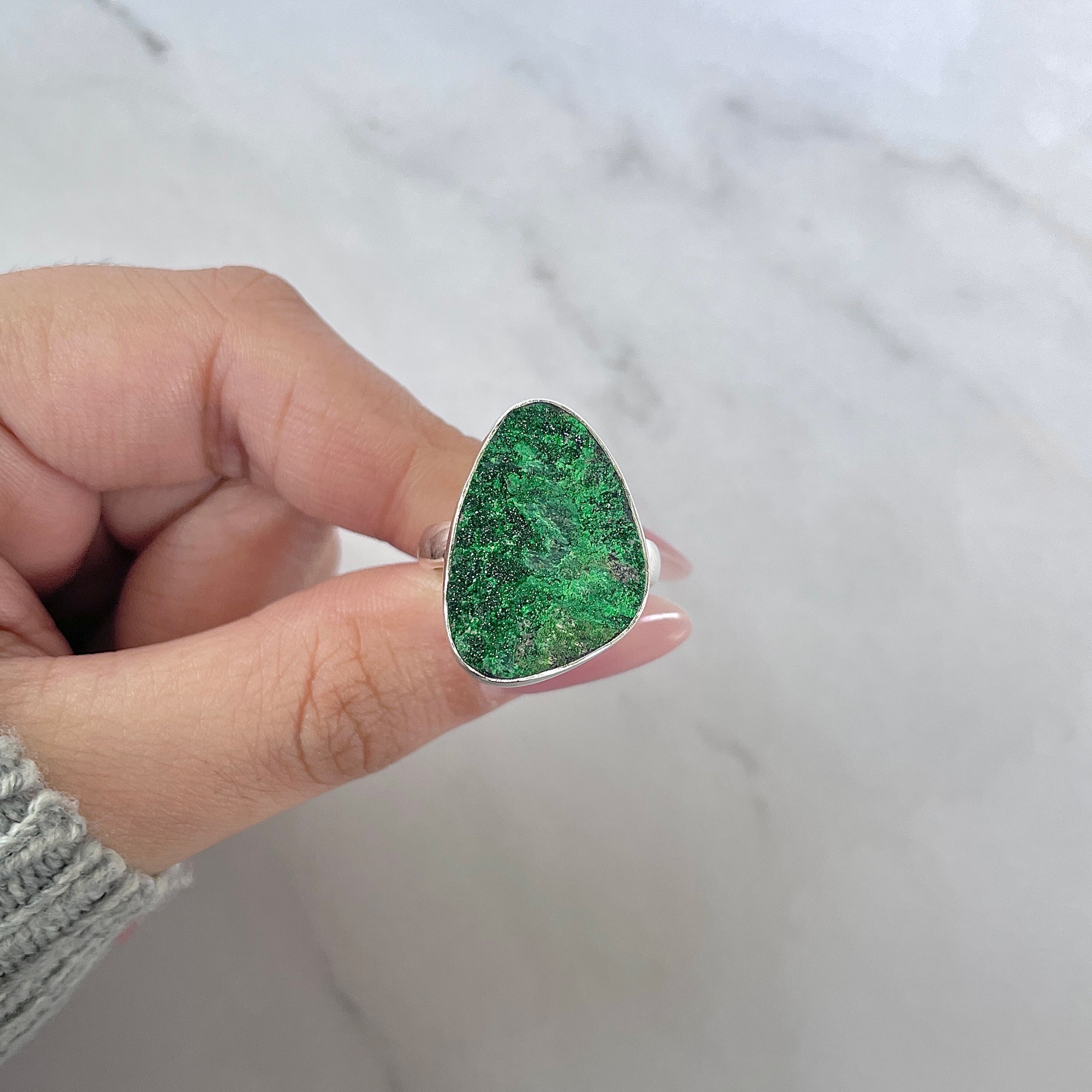 Uvarovite Ring-(UVR-R-213.)