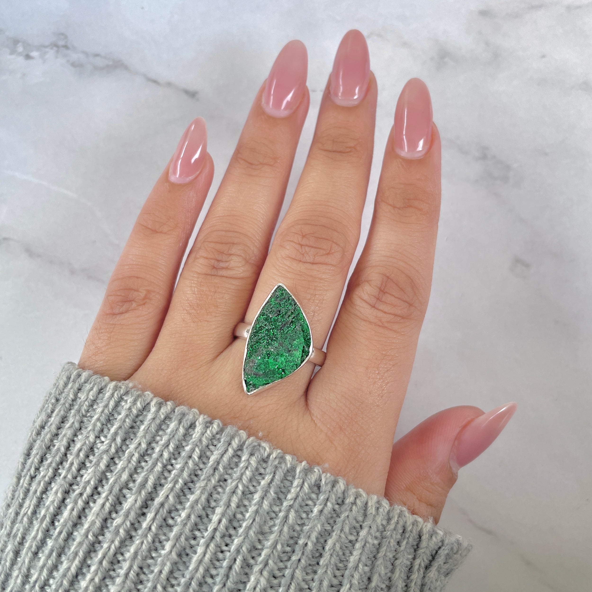 Uvarovite Ring-(UVR-R-214.)