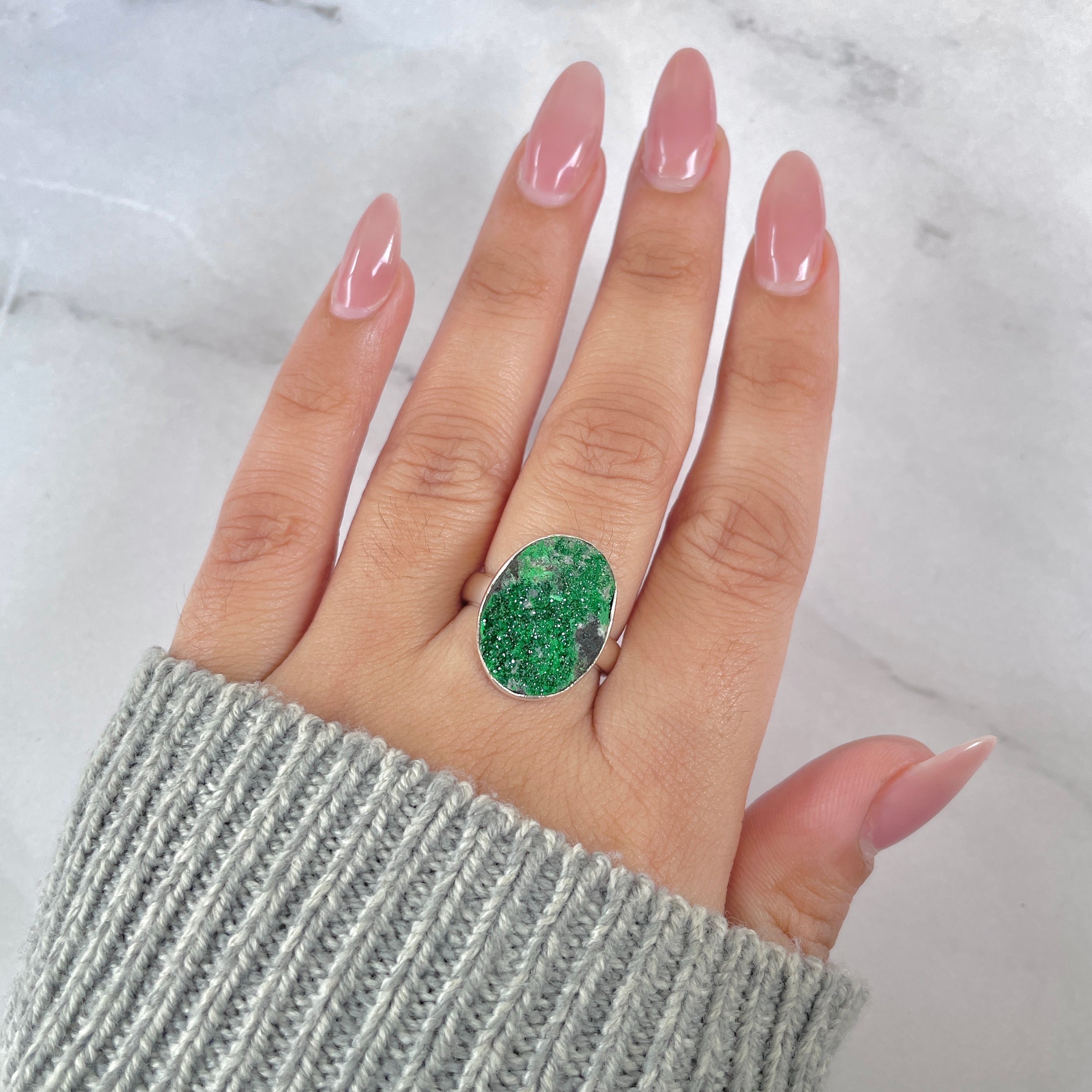 Uvarovite Ring-(UVR-R-215.)