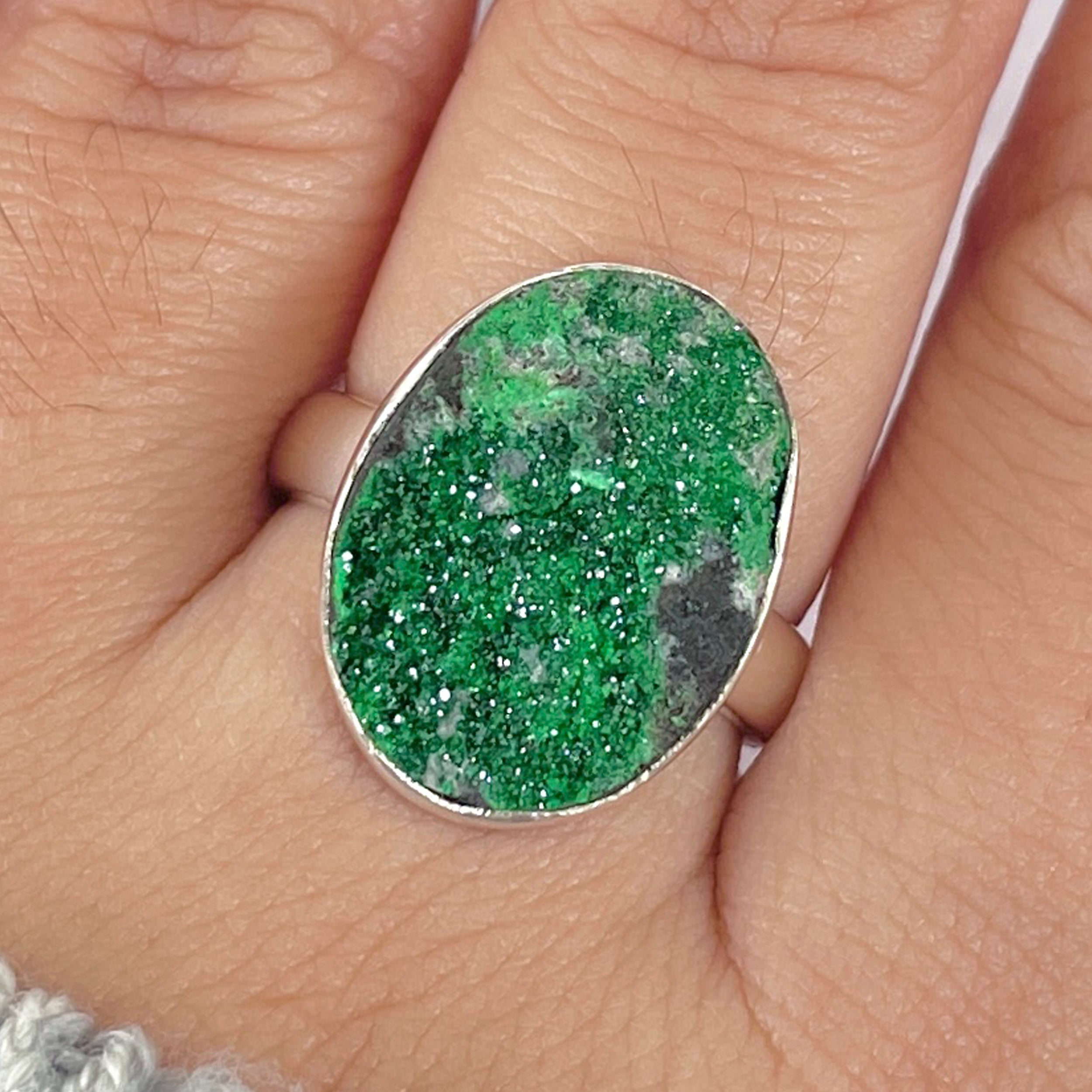 Uvarovite Ring-(UVR-R-215.)